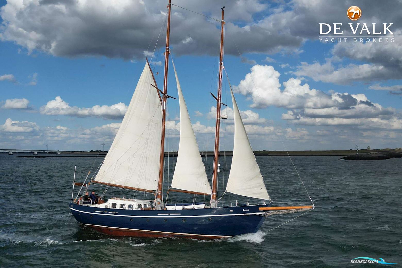 Beeldsnijder Pilothouse Schoener 50 Segelboot 1996, mit Cummins motor, Niederlande