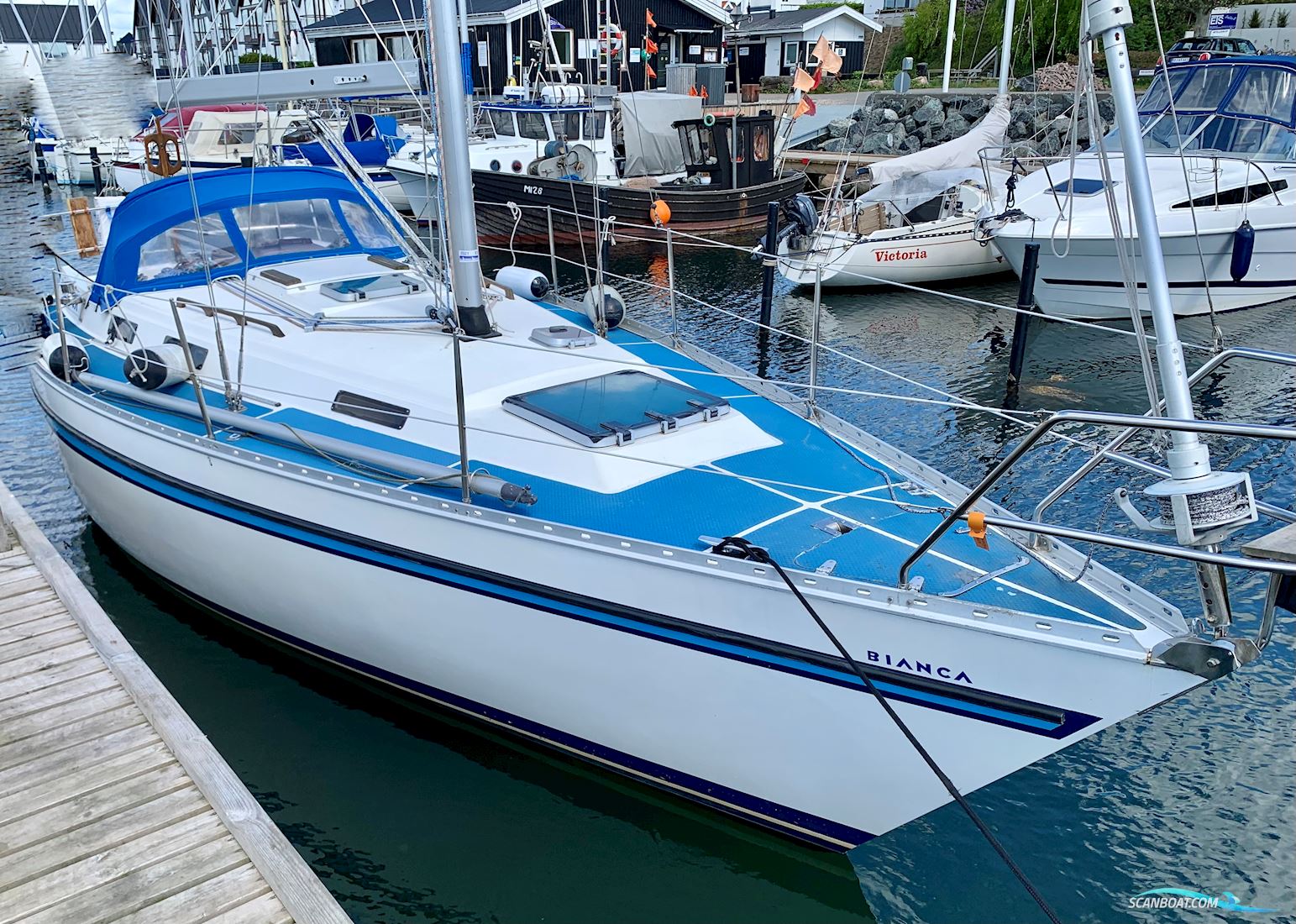 Bianca 320 Segelboot 1988, mit Yanmar 2GM20 motor, Dänemark