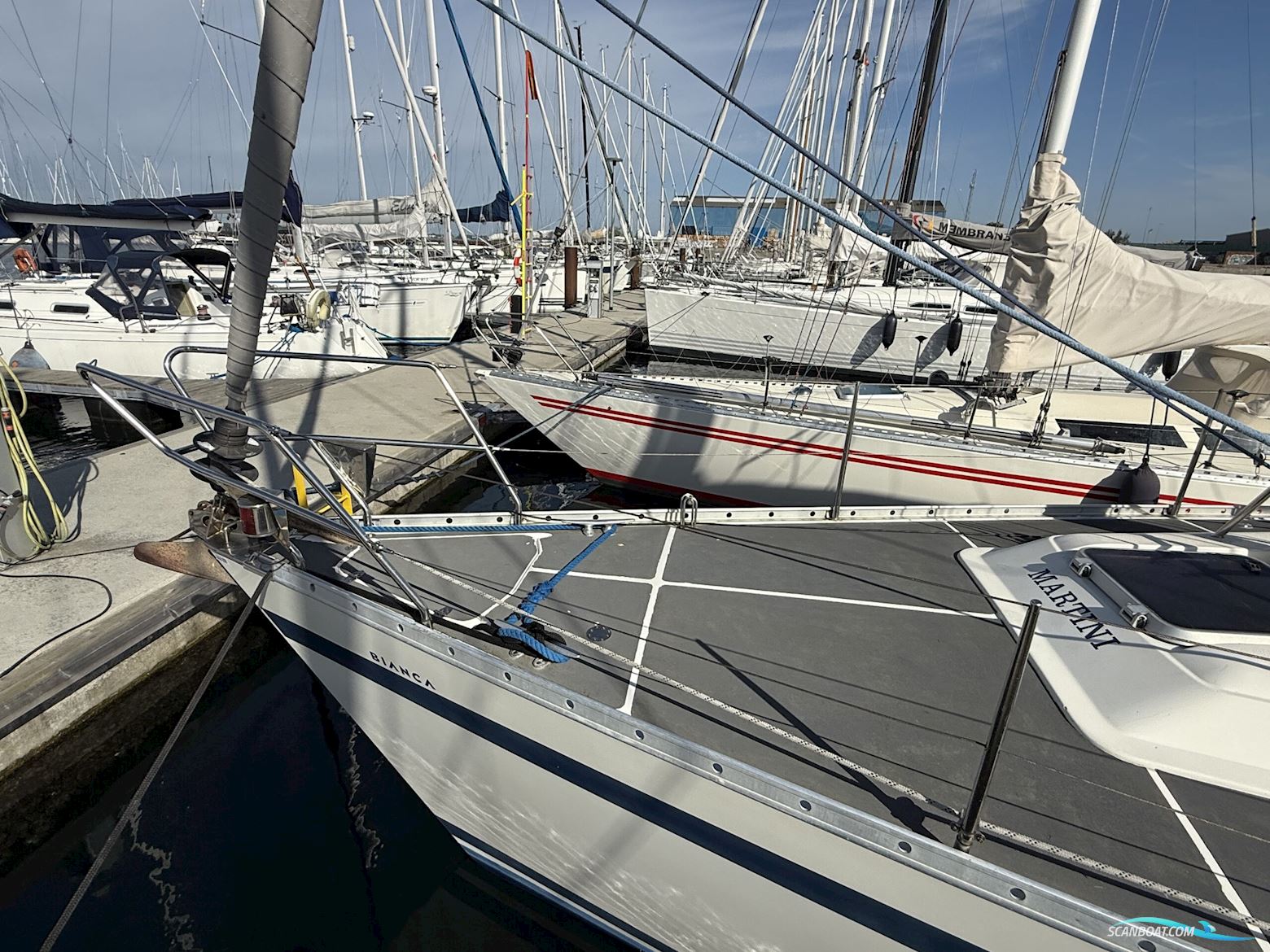 Bianca 420 Nyere rig og sejl