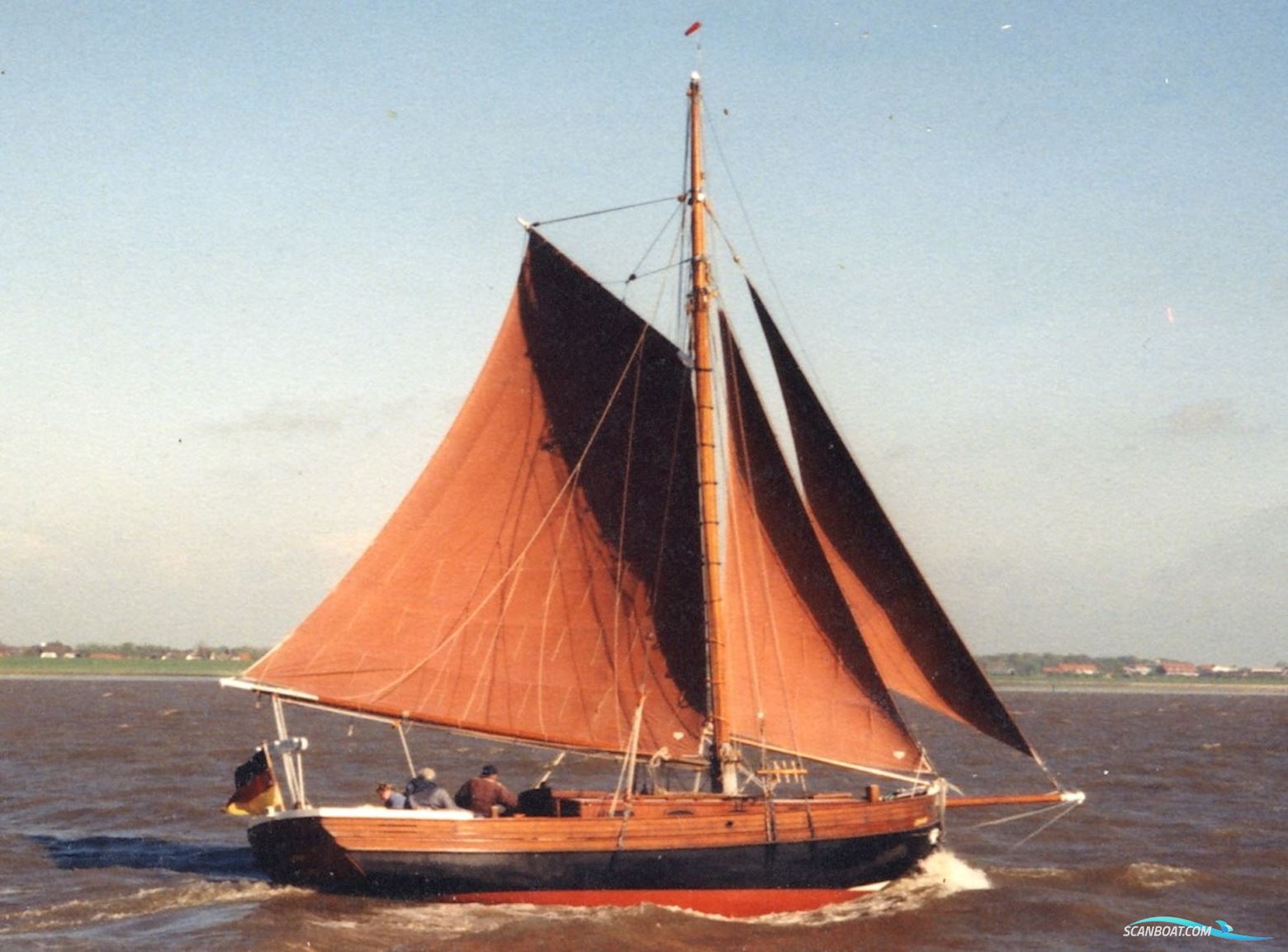 Bültjer Gaffelkutter Segelboot 1951, mit Volvo Penta MD 29 motor, Deutschland