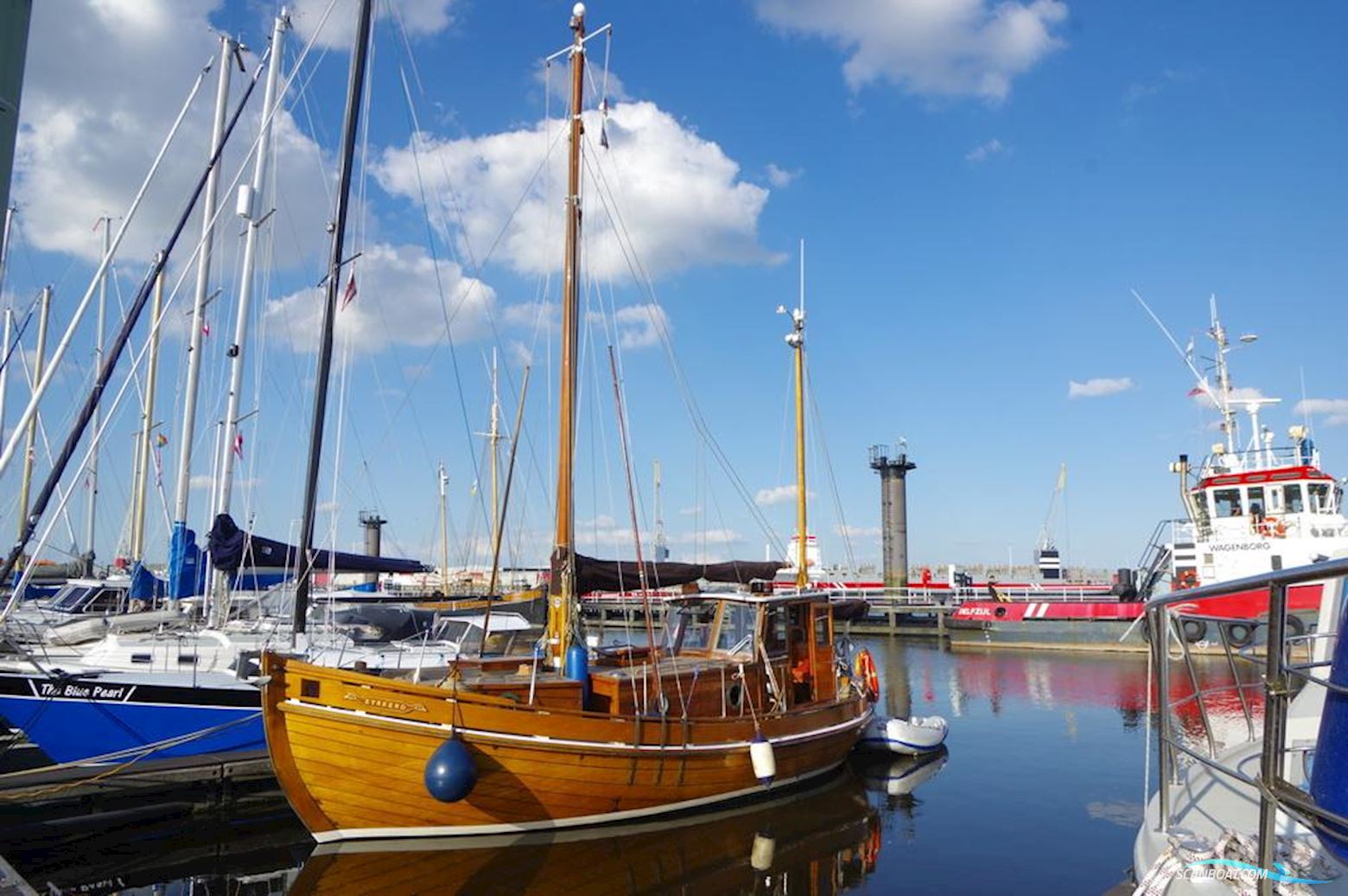 Classic Kotter Segelboot 1975, mit Bmc motor, Niederlande