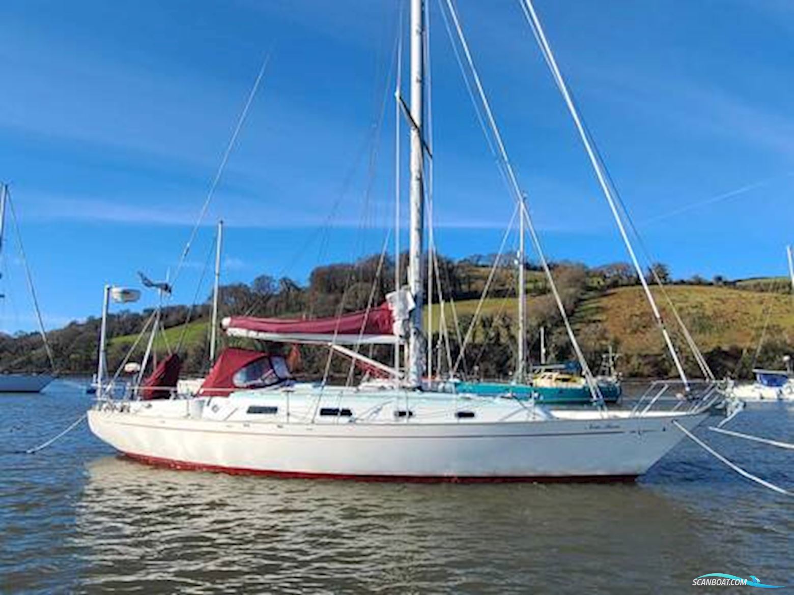 Contessa 38 Segelboot 1982, mit Watermota Sea Panther Bobtail motor, England