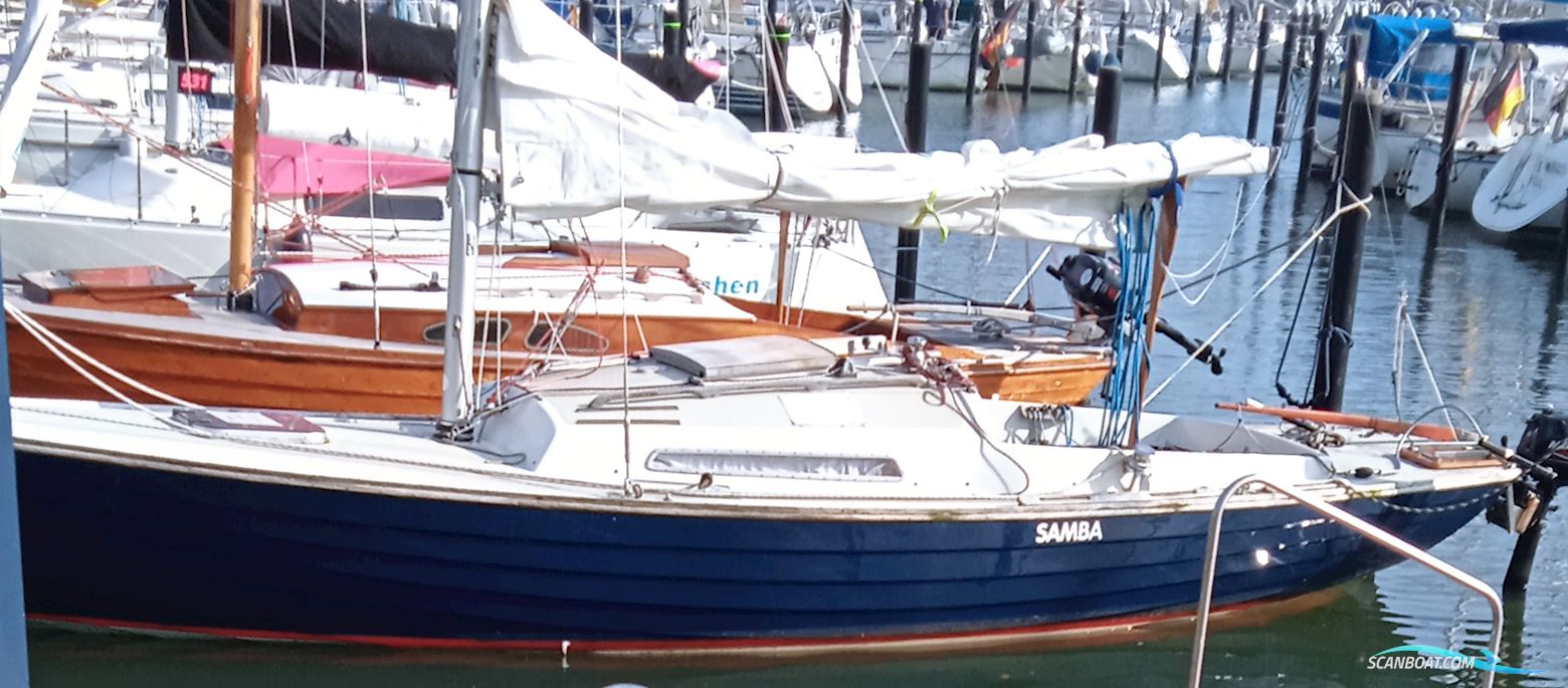 Folkeboot Segelboot 1979, mit Mercury motor, Deutschland