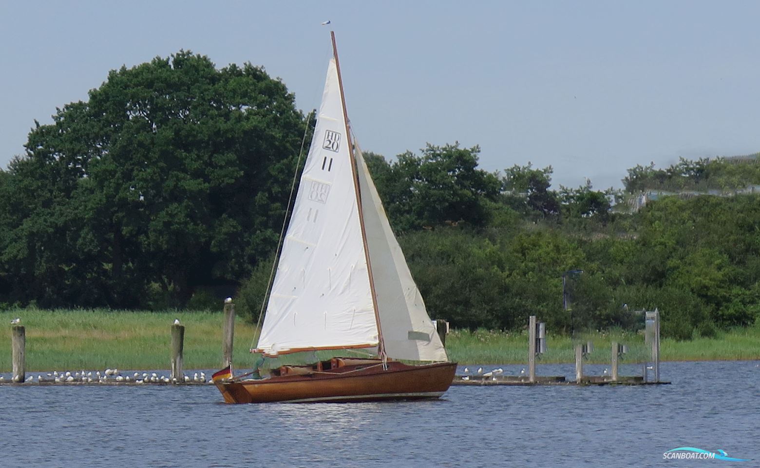 Fricke & Dannhus HD 20 Kaja Segelboot 1980, mit Kräutler motor, Deutschland