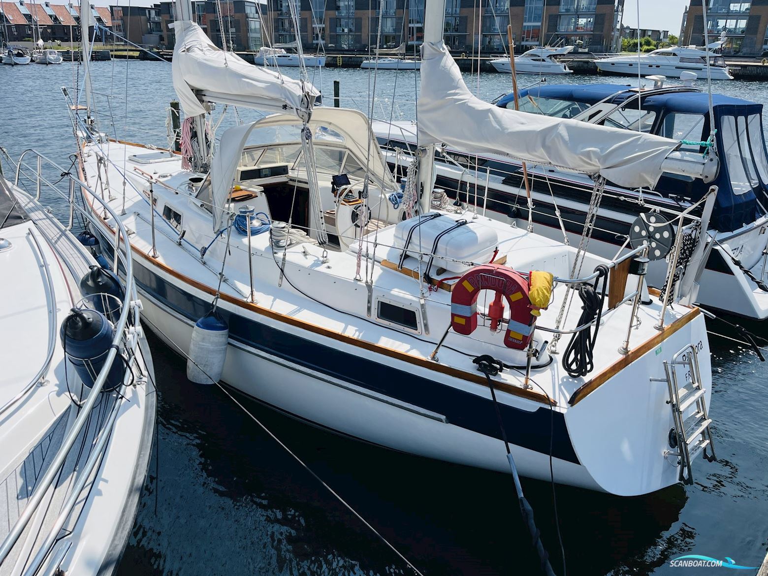 Germania 40 Ketch Segelboot 1980, mit Yanmar 4JH2E motor, Dänemark