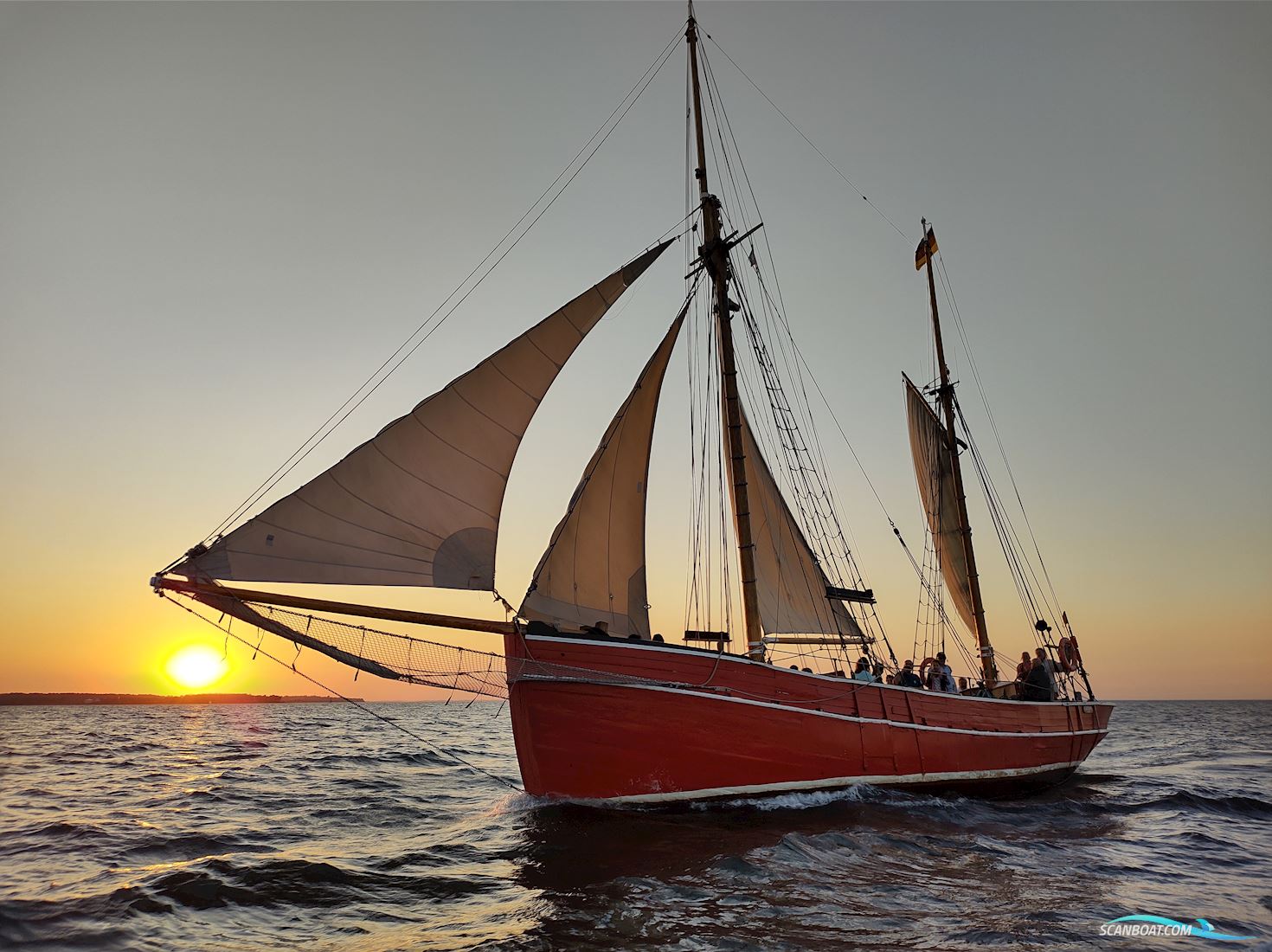 Hajkutter Segelboot 1932, mit Volvo Penta motor, Deutschland