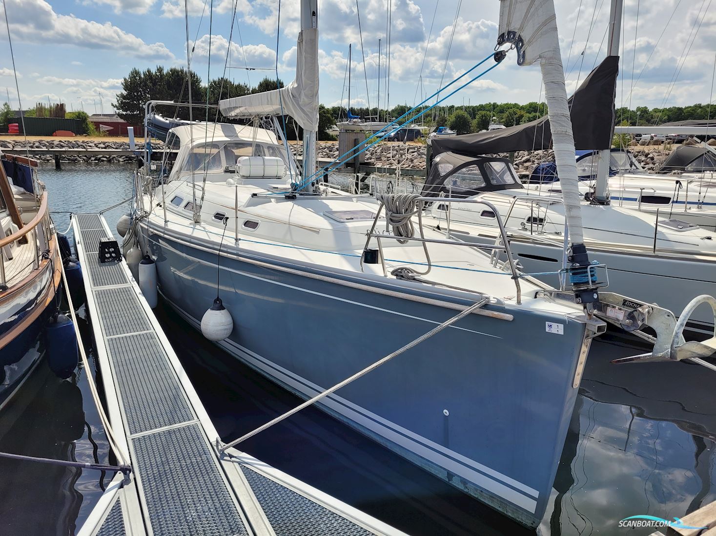 Hanse 400 Segelboot 2007, mit Yanmar 3JH4E, Ny Serviceret motor, Dänemark