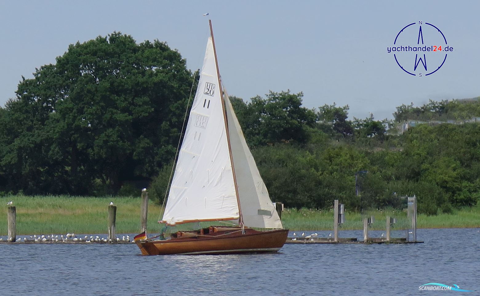 HD 20 Kaja Segelboot 1980, mit Kräutler motor, Deutschland