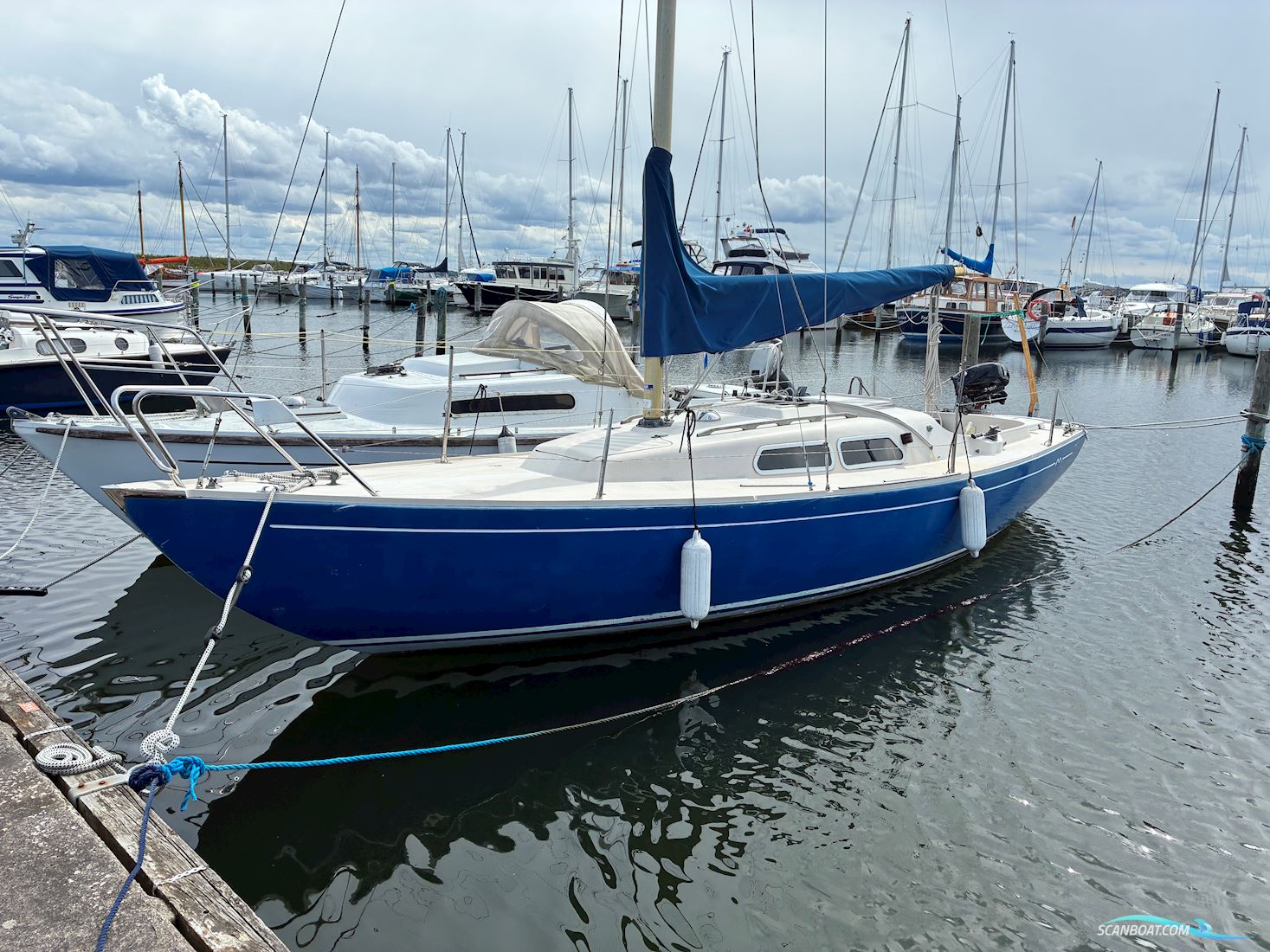 International Folkebåd Segelboot 1971, mit Mercury Marine motor, Dänemark