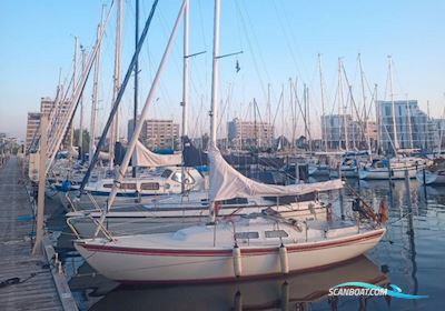 Internationales Folkeboot Segelboot 1981, mit Tohatsu motor, Deutschland