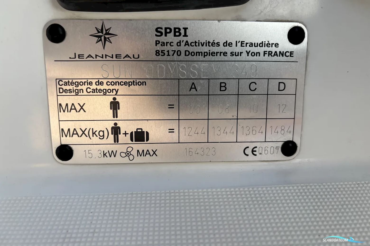 Jeanneau Sun Odyssey 349