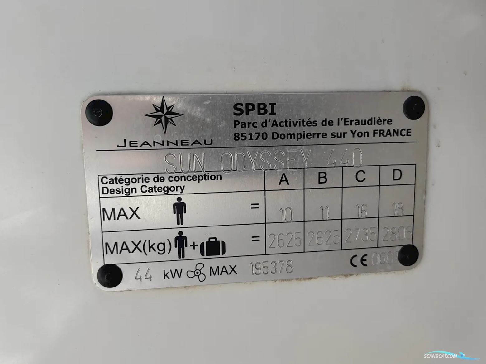 Jeanneau Sun Odyssey 440