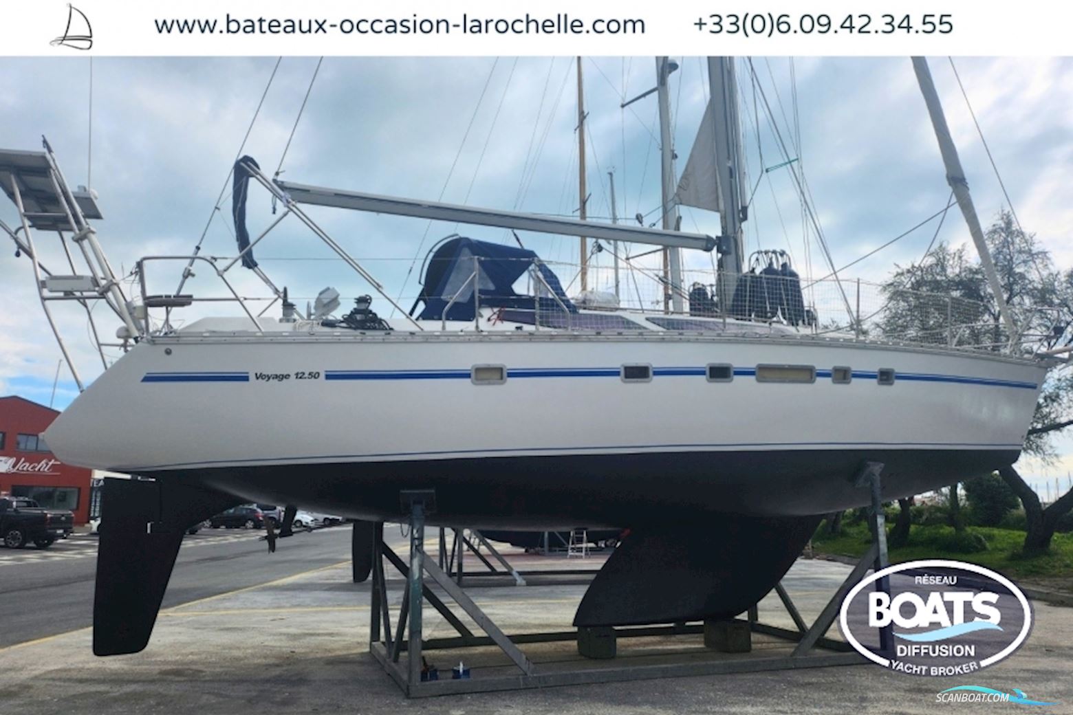 Jeanneau Voyage 12.50 Segelboot 1988, mit Yanmar motor, Frankreich