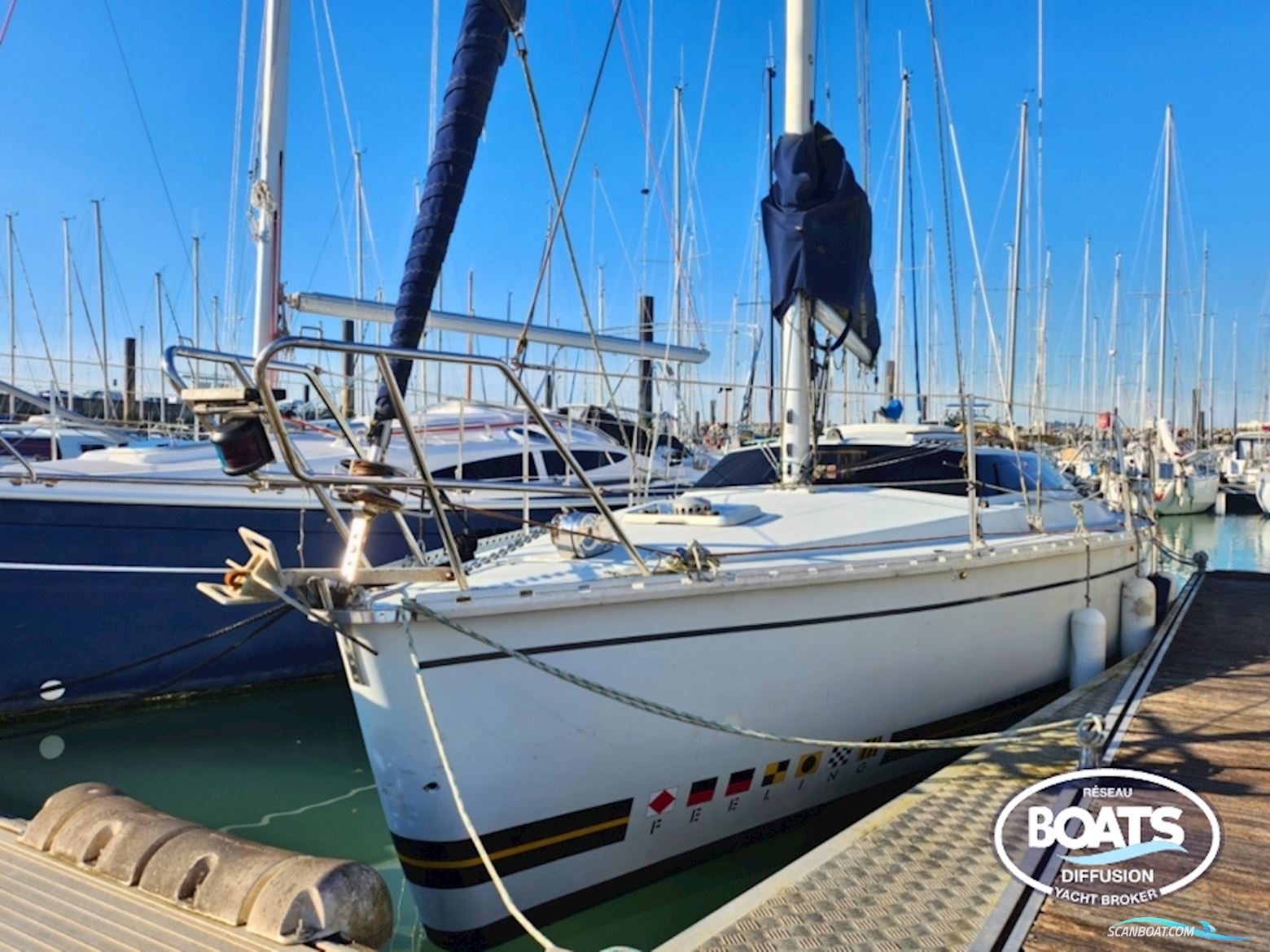 Kirie FEELING 29 DERIVEUR Segelboot 1989, mit VOLVO motor, Frankreich