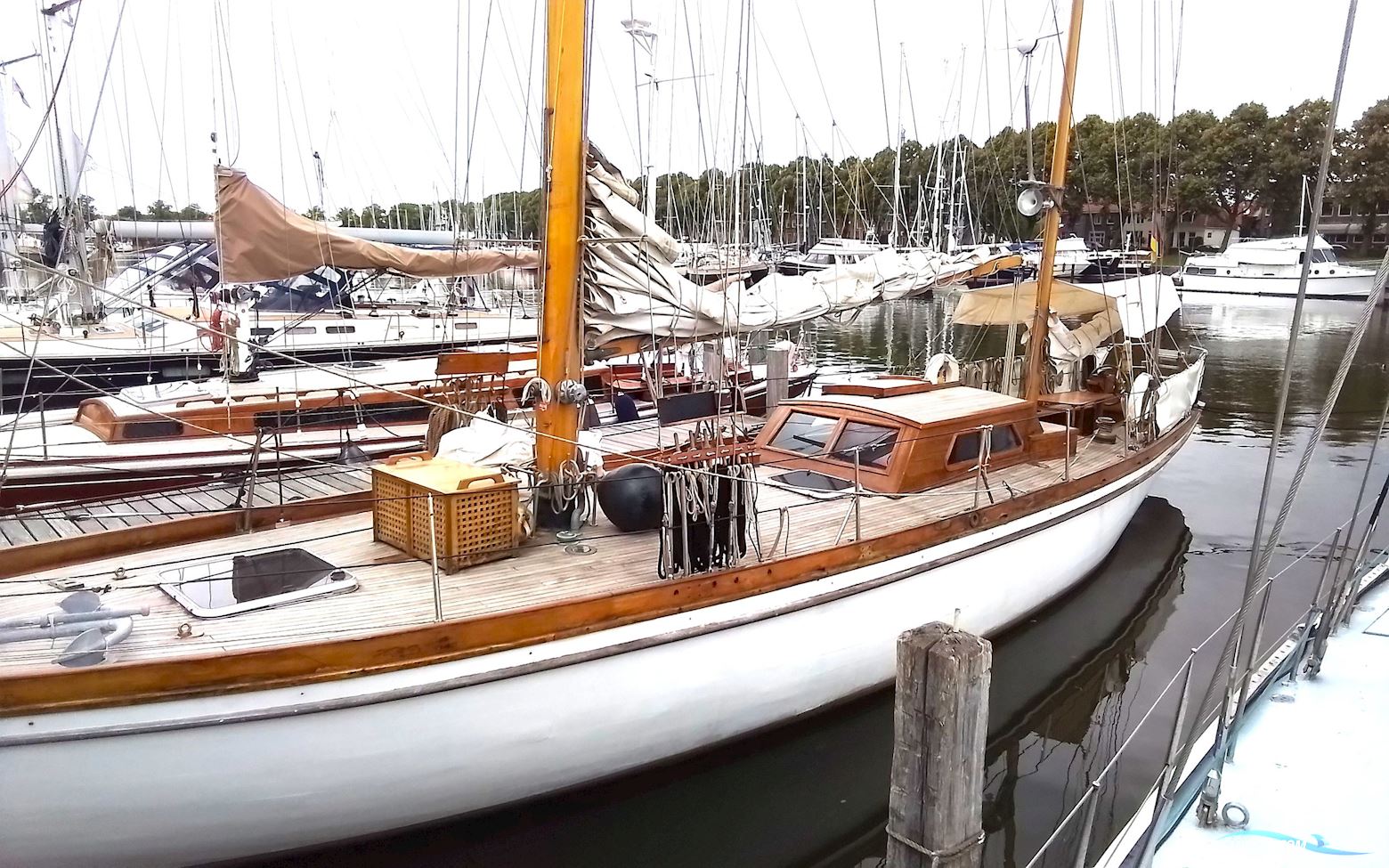 Klassiek Zeiljacht 16.95 Stettiner Ketch, Type Fife Segelboot 1964, mit Nanni motor, Niederlande