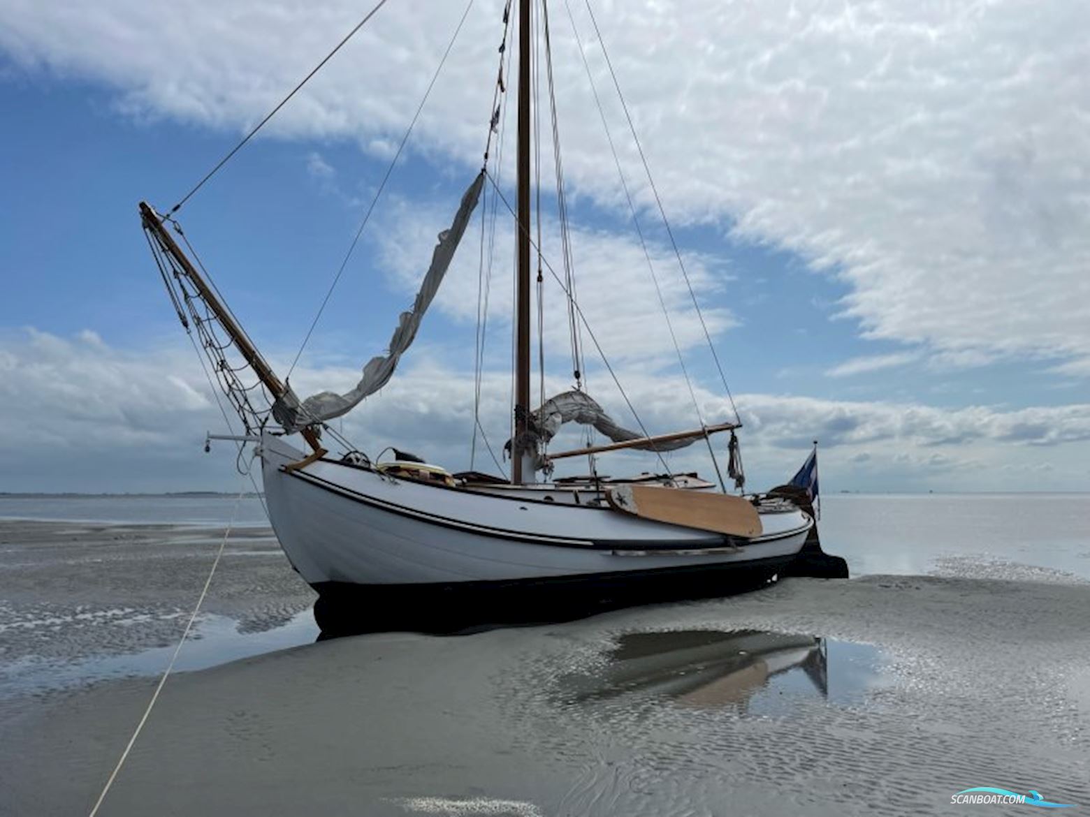 Lemsteraak Blom Roefmodel Anna Segelboot 1970, mit Nanni motor, Niederlande