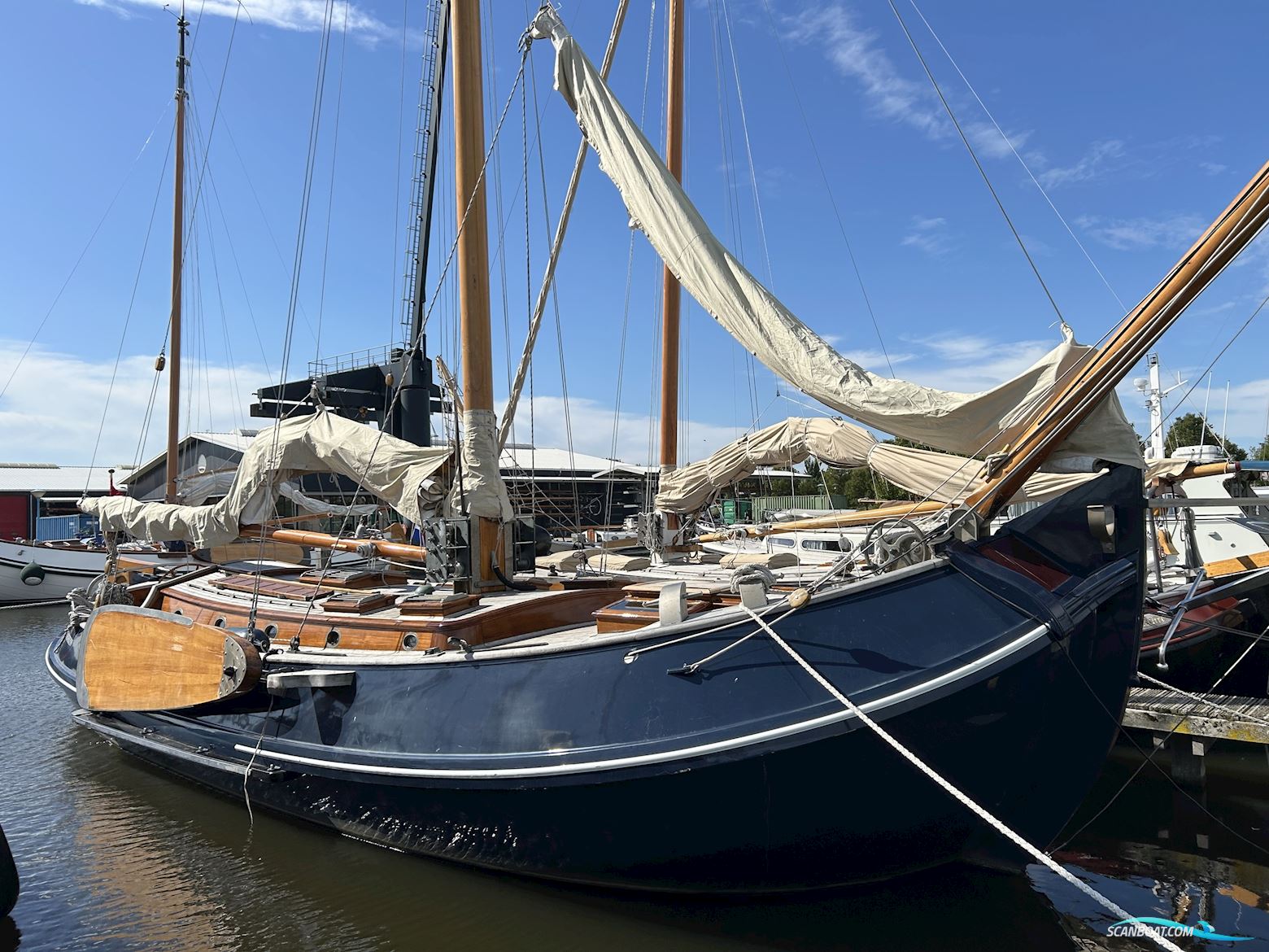 Lemsteraak De Noorderzon - Roefaak Hoek design Segelboot 2005, mit John Deere motor, Niederlande