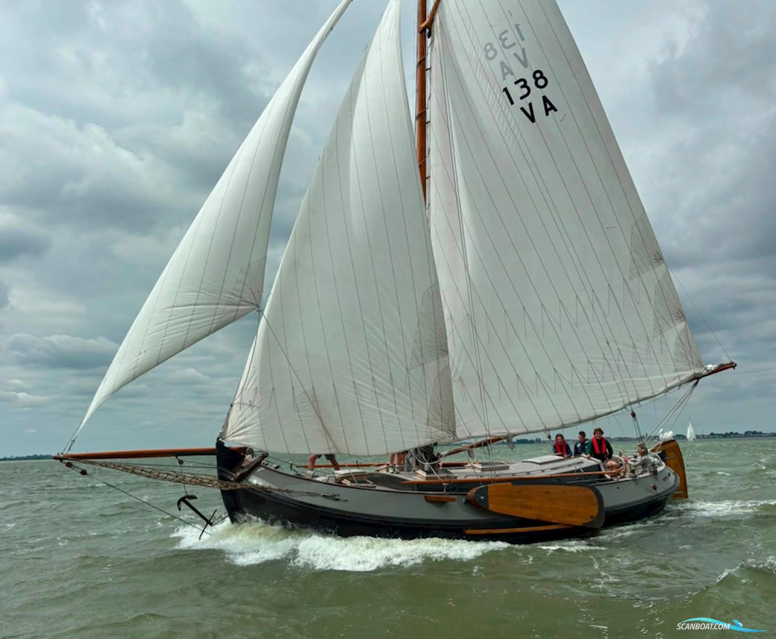 Lemsteraak Witte Eend - Roefuitvoering Hoek Design Segelboot 1996, mit Iveco  motor, Niederlande