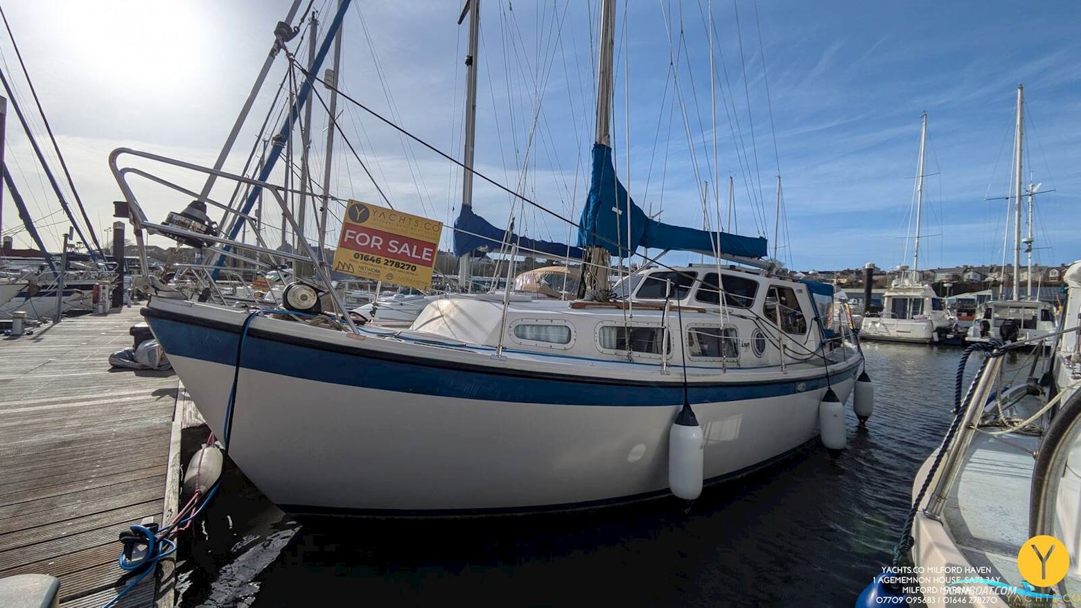 LM 27 Motor Sailor Segelboot 1980, mit Bukh motor, England