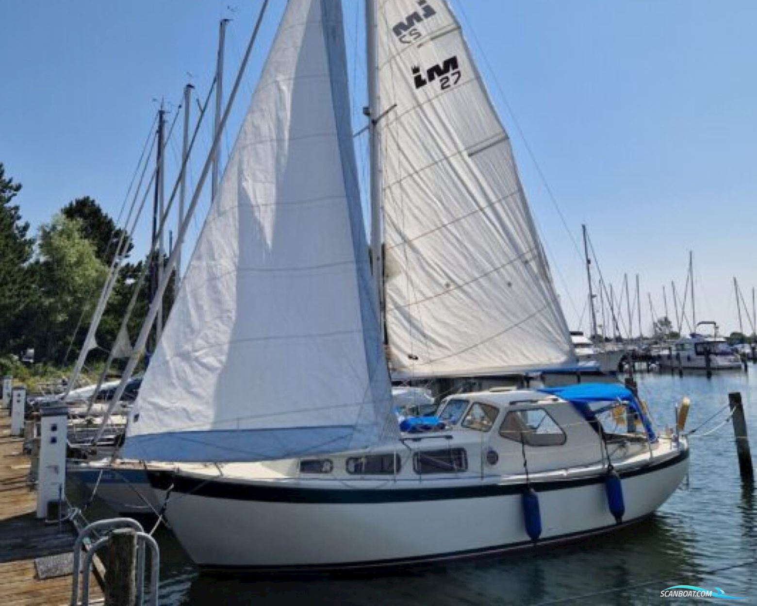 LM27 Segelboot 1977, mit Buch DV20 motor, Dänemark