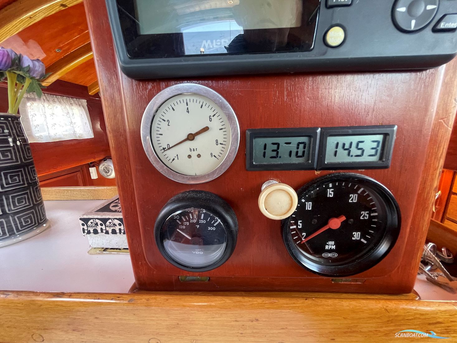 Mahogny Sejlbåd 32'