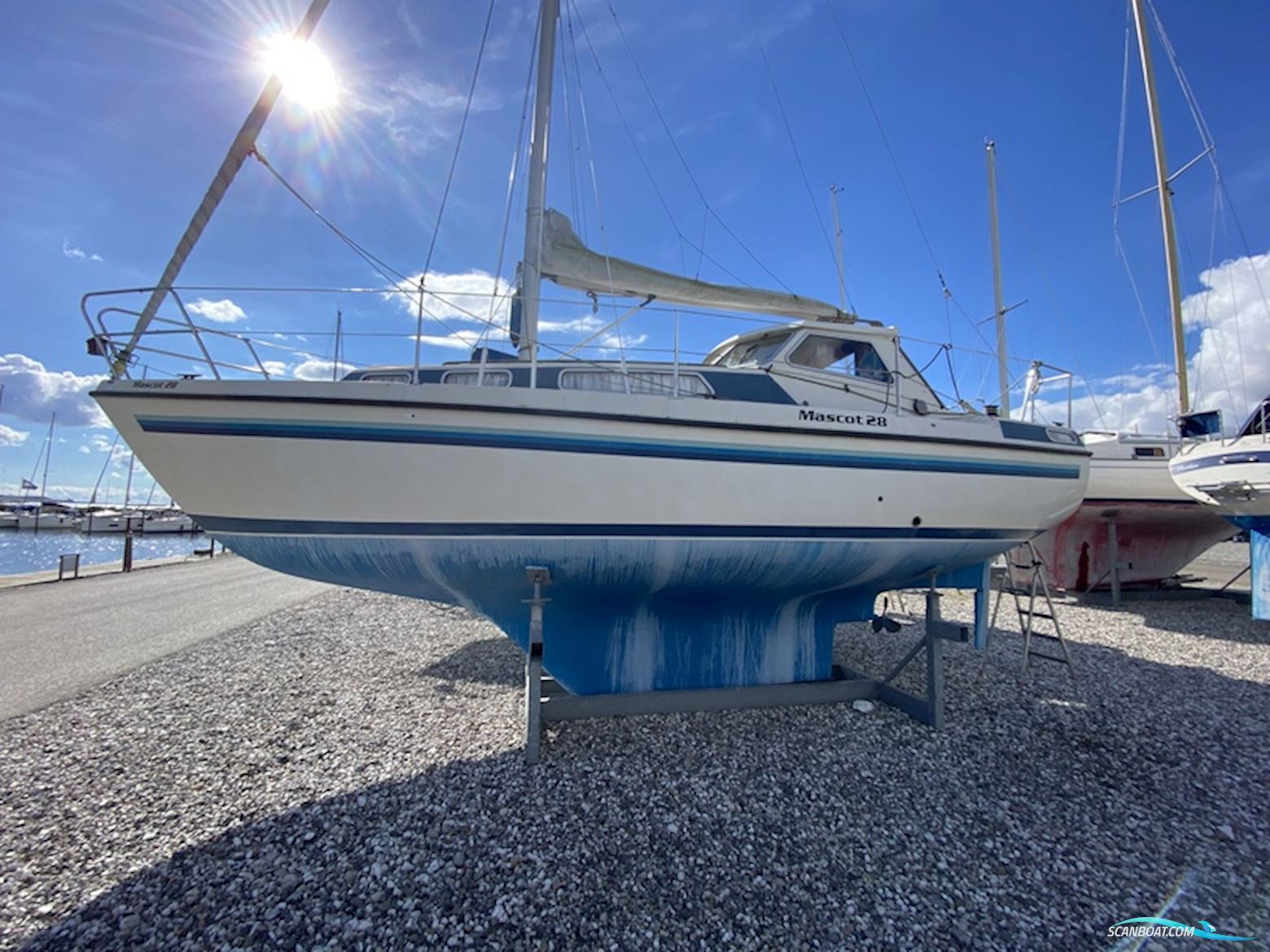 Mascot 28 Segelboot 1985, mit Volvo Penta
 motor, Dänemark