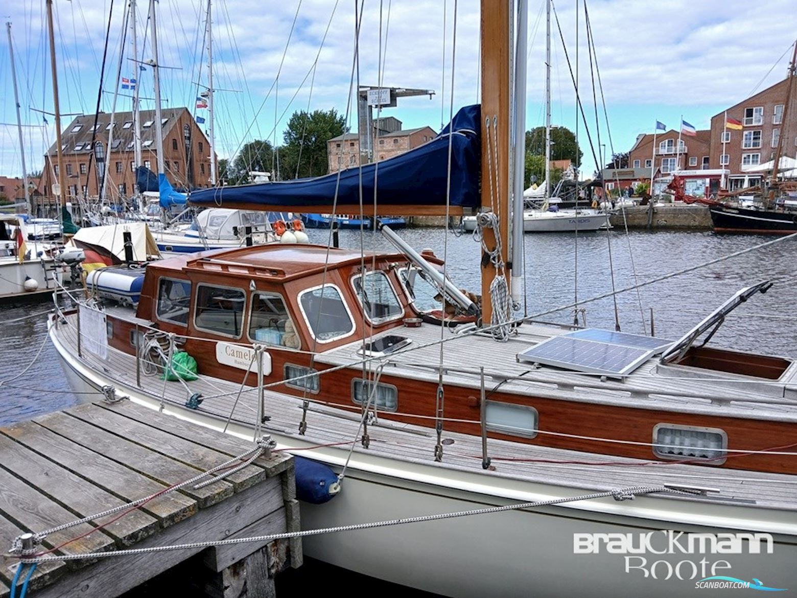 Matthissen und Paulsen, Arnis KR 7 Segelboot 1970, mit Mercedes motor, Deutschland