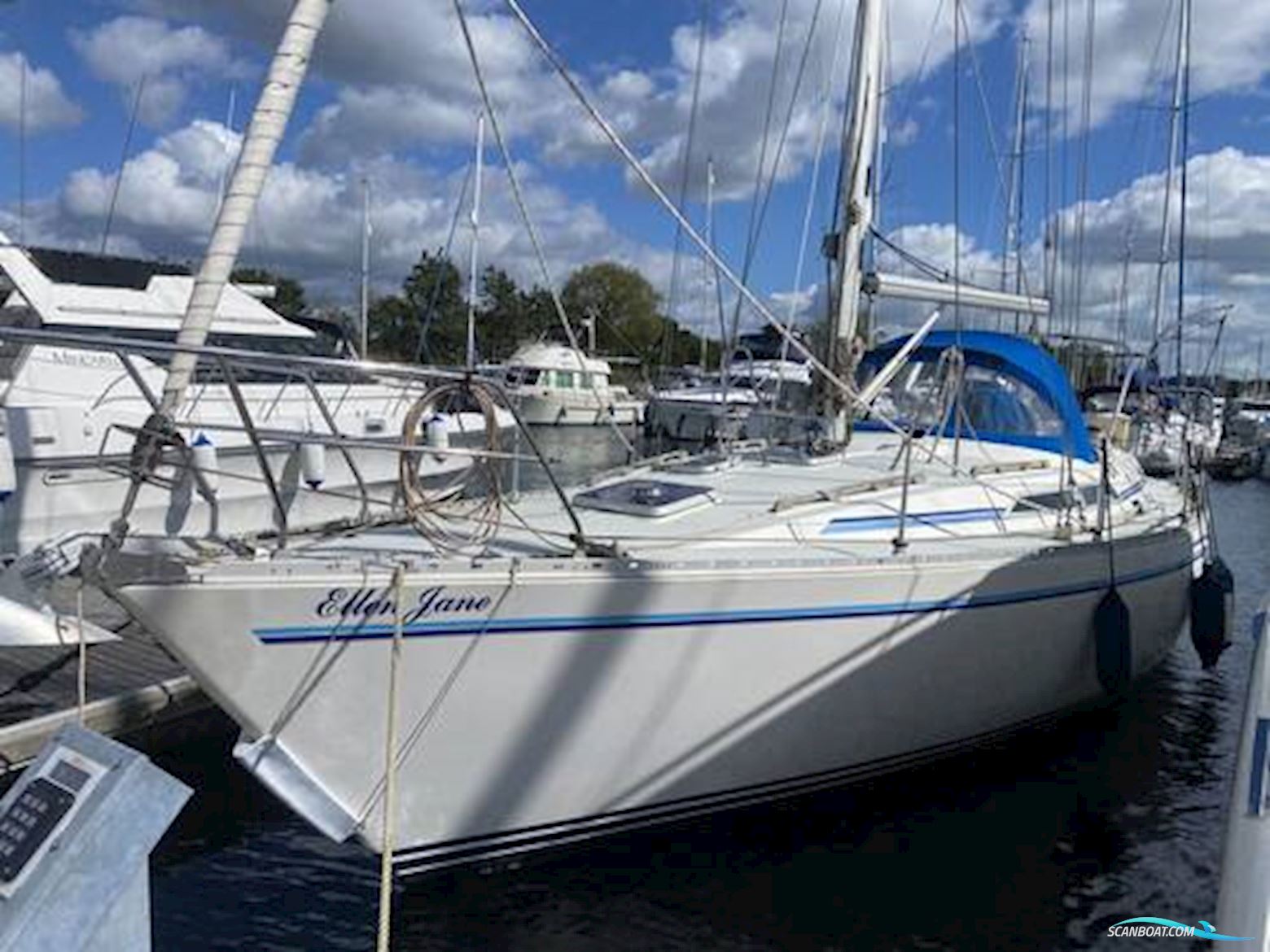 Moody 376 Segelboot 1989, mit Thornycroft motor, England
