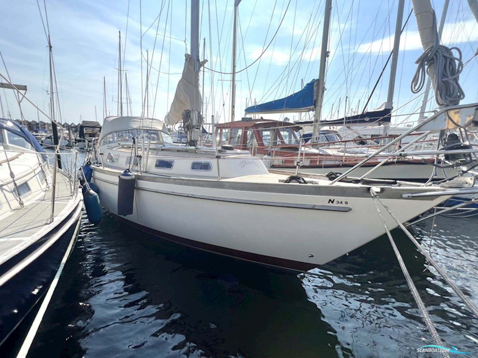 Najad 34 Segelboot 1979, mit Volvo Penta MD 17D motor, Dänemark