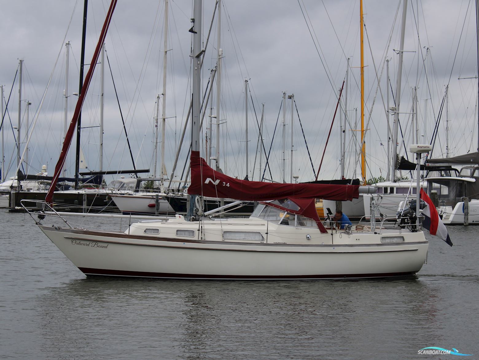 Najad 34 Segelboot 1979, mit Najad motor, Niederlande