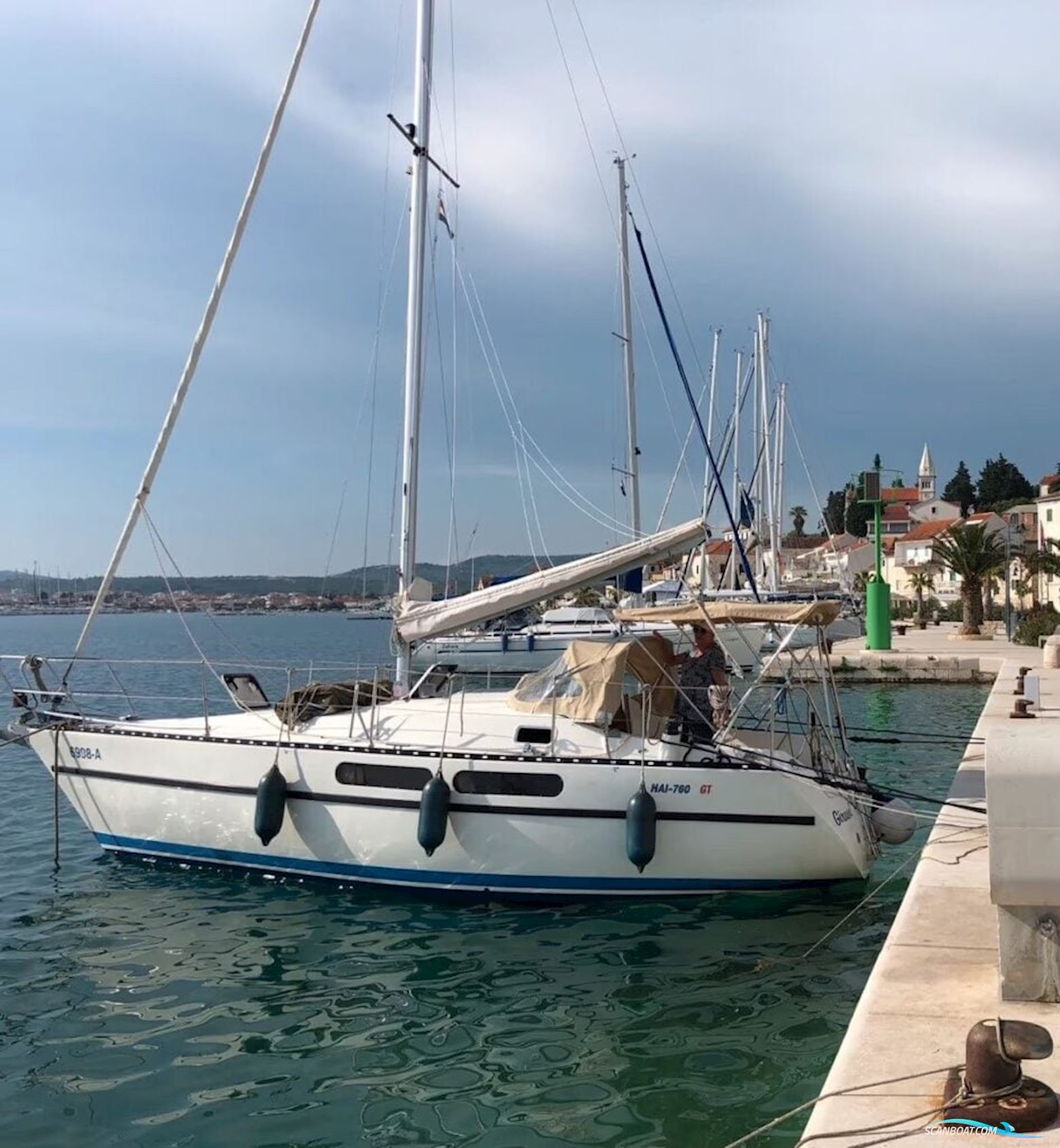 Nautic Plast Hai 760 GT Segelboot 2004, mit Volvo Penta motor, Deutschland