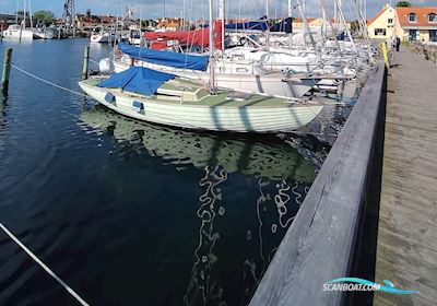 Nordisk Folkebåd Segelboot 1982, mit Suzuki motor, Dänemark