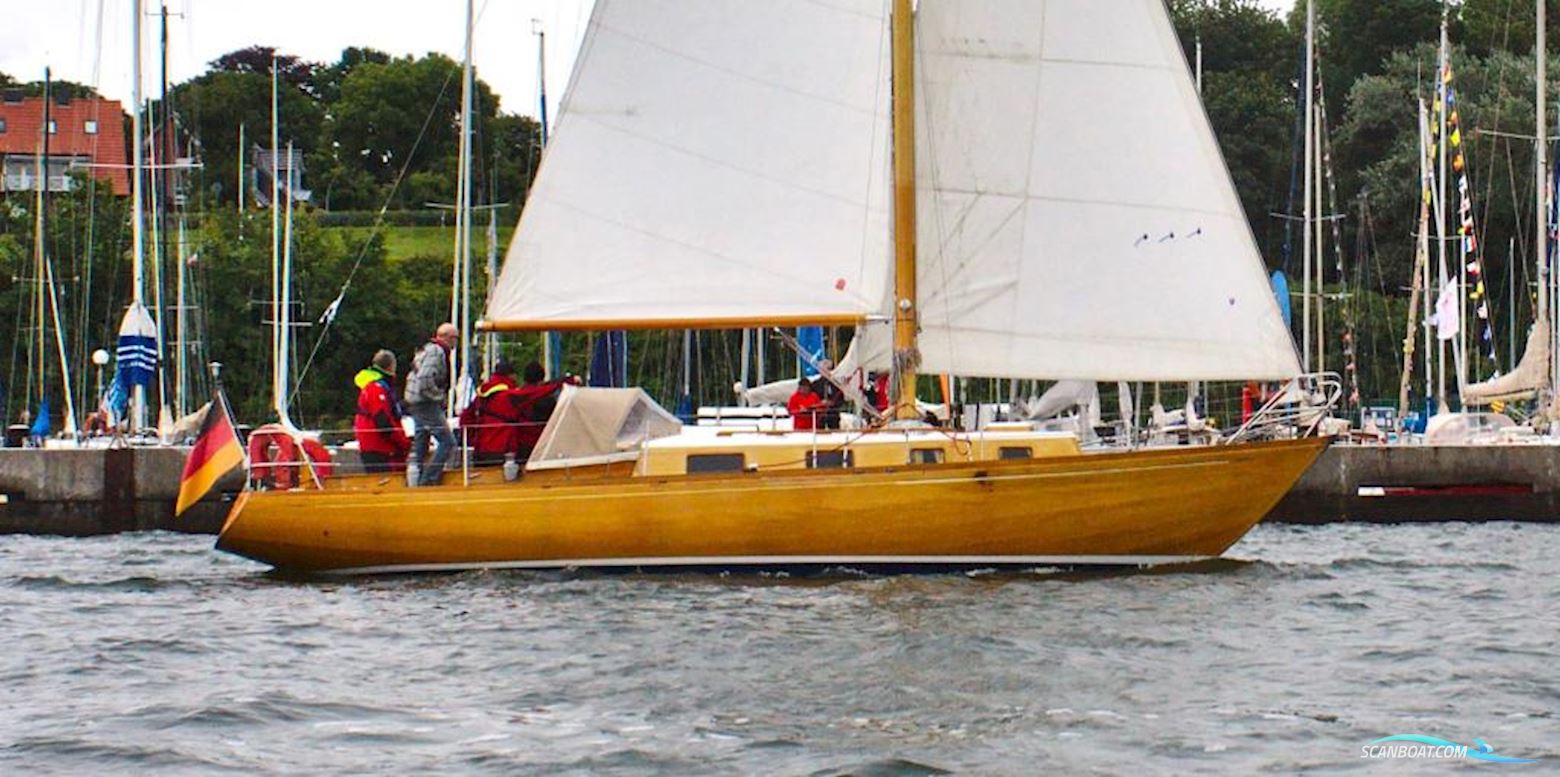Oe Olle Enderlein 35 Segelboot 1971, mit Albin motor, Deutschland