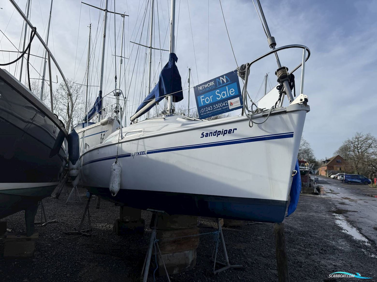 Parker 235 Segelboot 2003, mit Epropulsion Spirit 1.0 motor, England