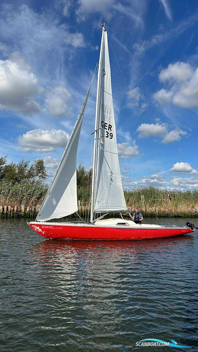 Safir 10  Segelboot 1987, mit Mercury 4 stroke motor, Dänemark