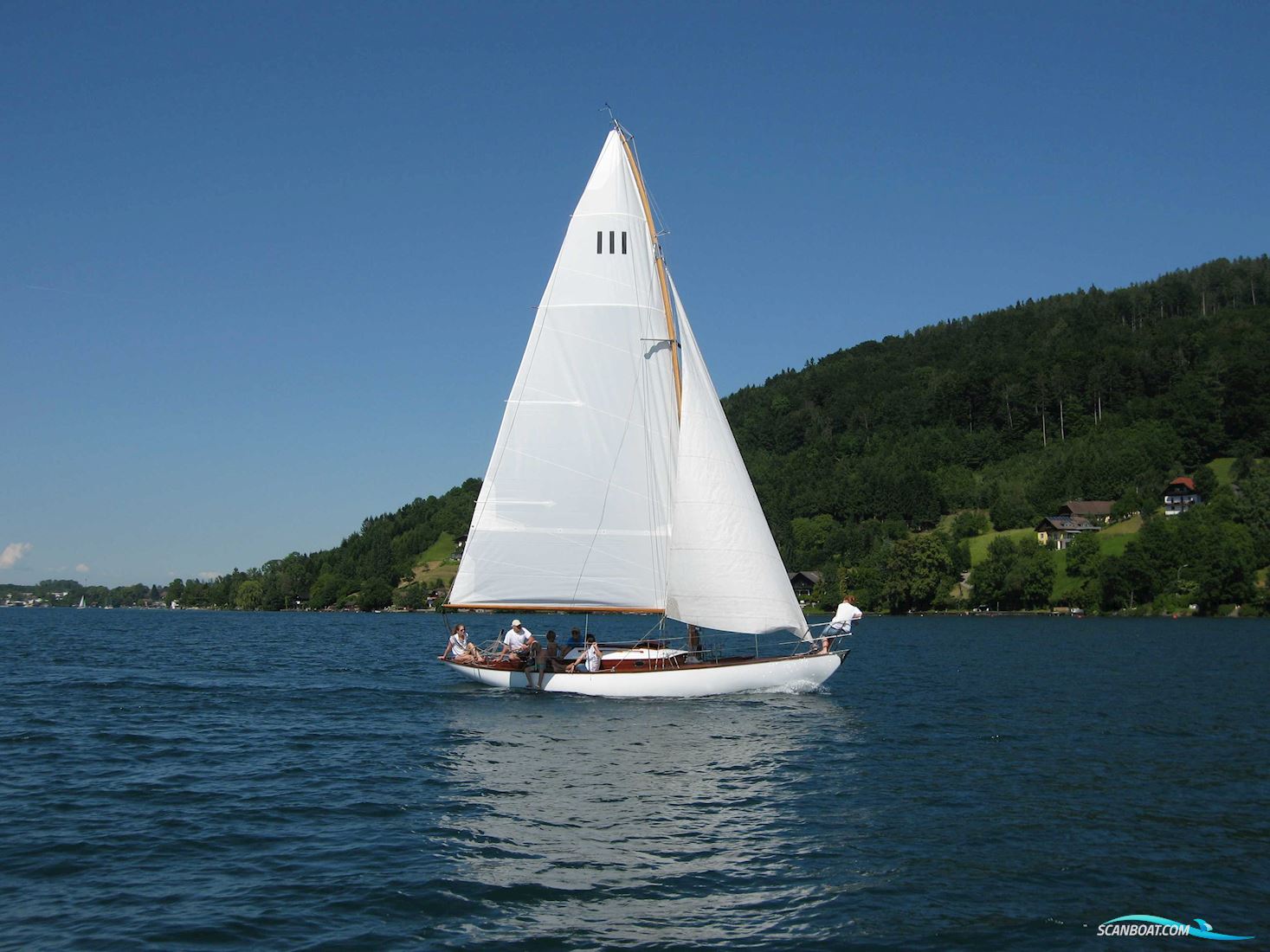 Seefahrtskreuzer 30qm Segelboot 1953, mit Innebord Welle motor, Österreich