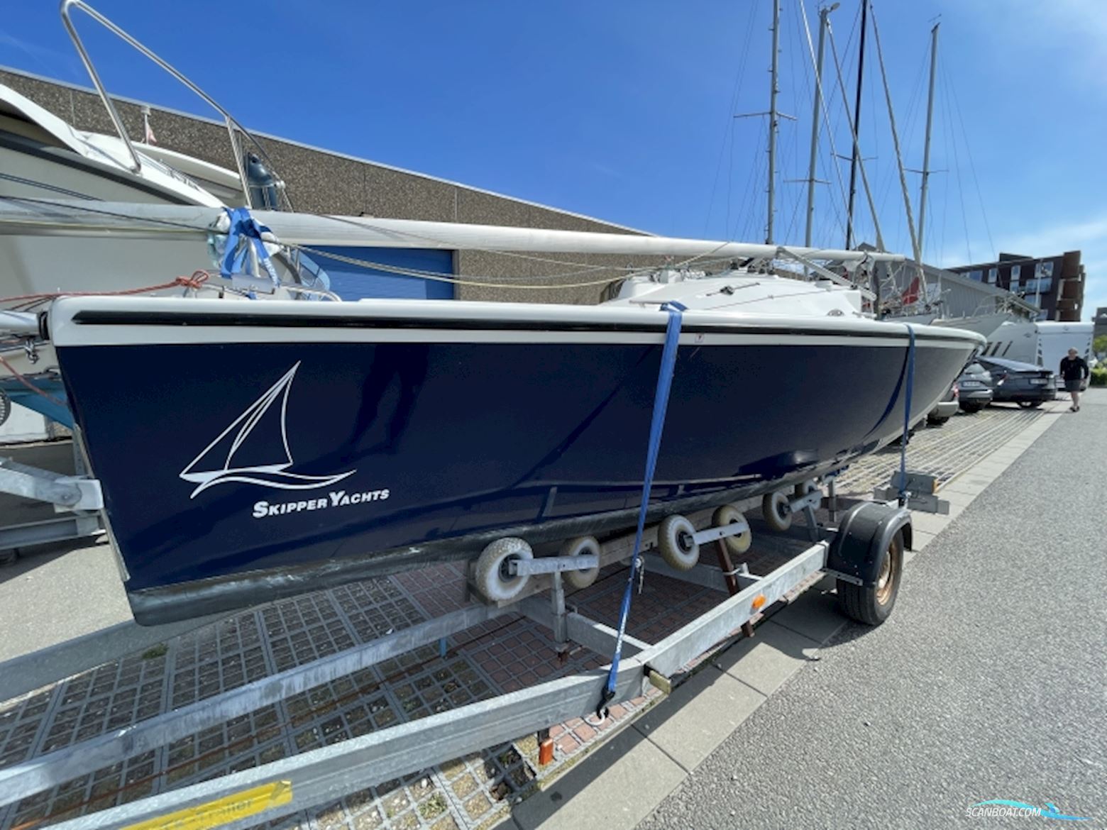 Skippi 650 Race Sejlbåd Segelboot 2009, mit Suzuki motor, Dänemark