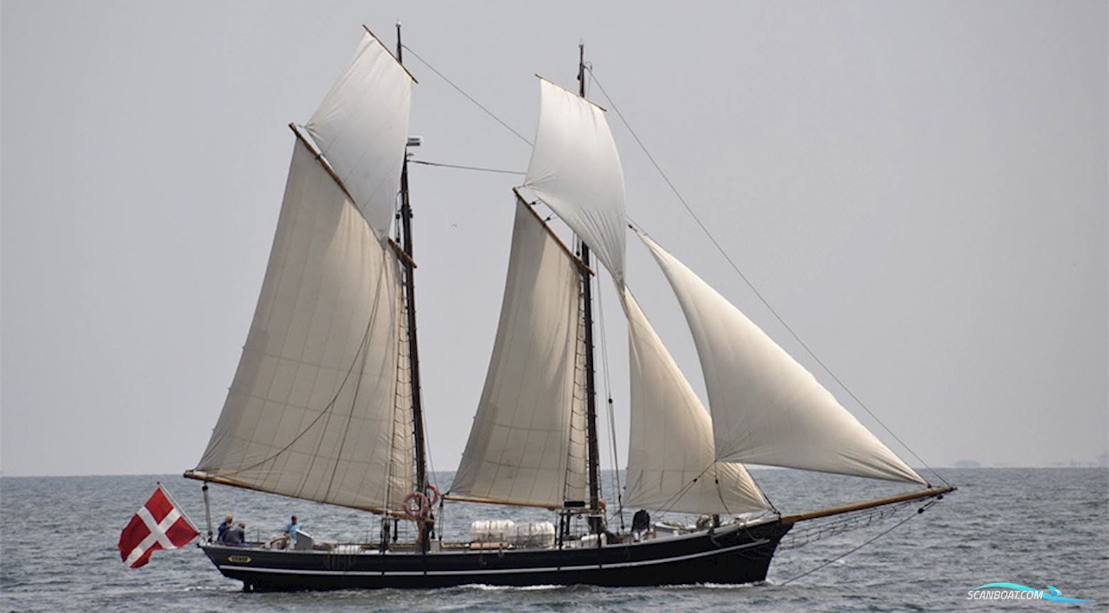 Skonnert Segelboot 1884, mit Vetus årgang 2019 motor, Dänemark