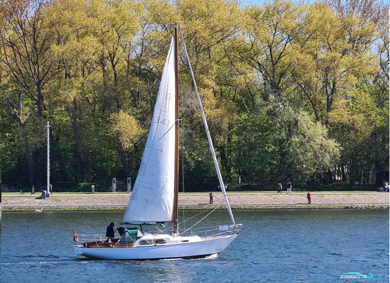 Staack Nymphe Iii Segelboot 1970, mit Volvo Penta motor, Deutschland