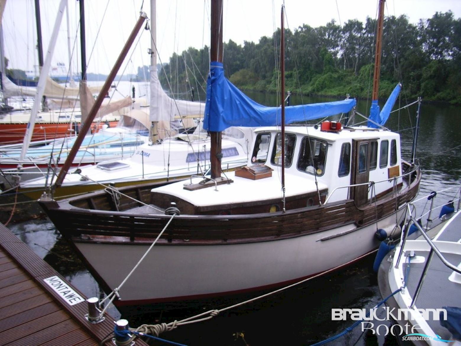 Stige Ø Bådebyggeri/ DK Disko Motorsegler Segelboot 1965, mit Ford motor, Deutschland