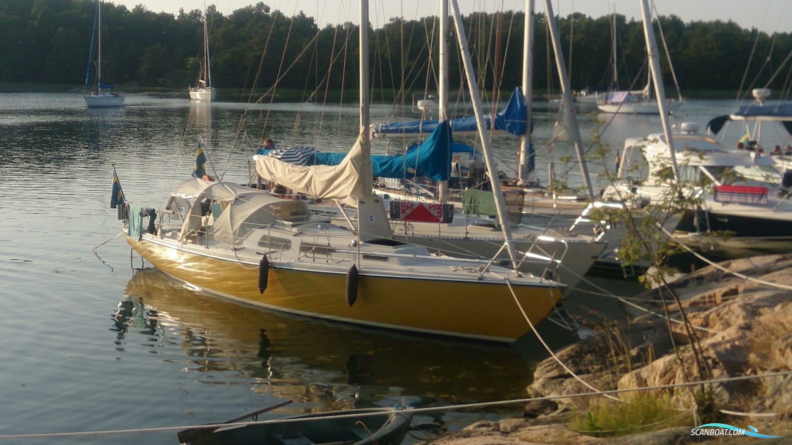 Sveakryssare Segelboot 1975, mit Yanmar 2GM20F motor, Sweden