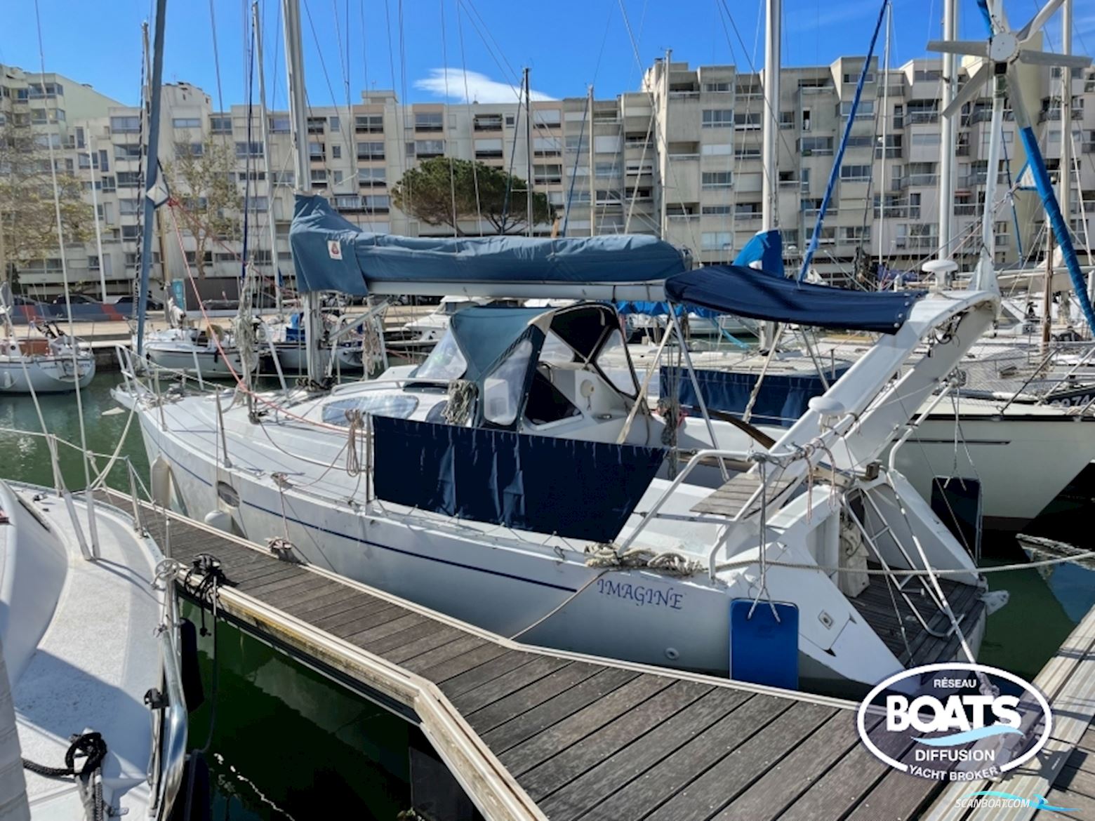 Technimar Hermine 31 Segelboot 2001, mit Nanni motor, Frankreich