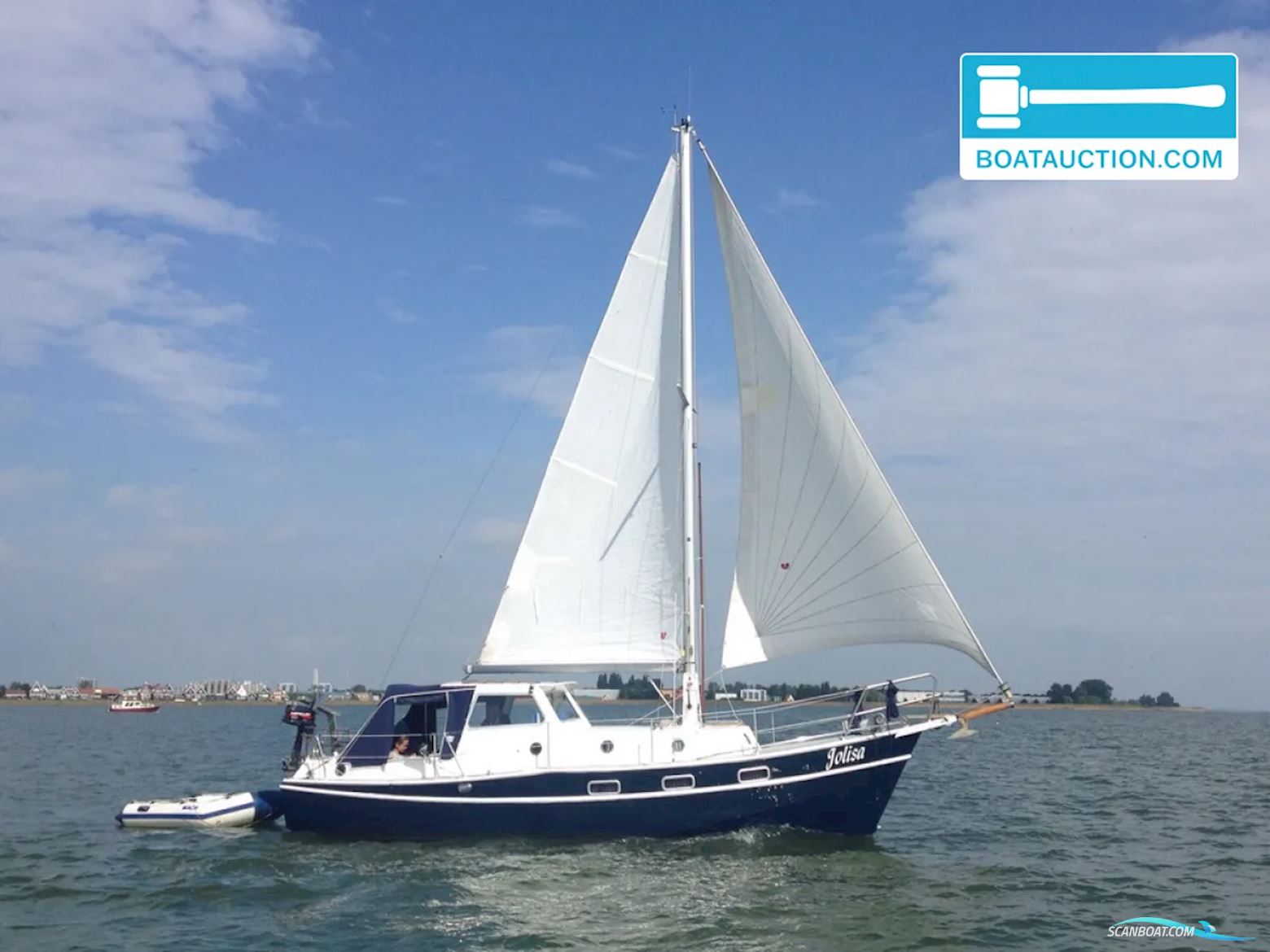 Unter Elbe Motorsailer Segelboot 1973, mit Sole 44 mini motor, Niederlande