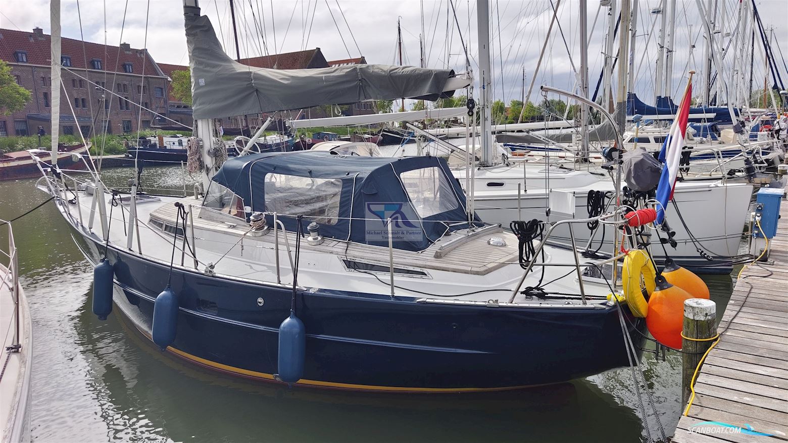 Van Dam Nordia 41 Segelboot 1978, mit Ford Sabre 2722E motor, Niederlande