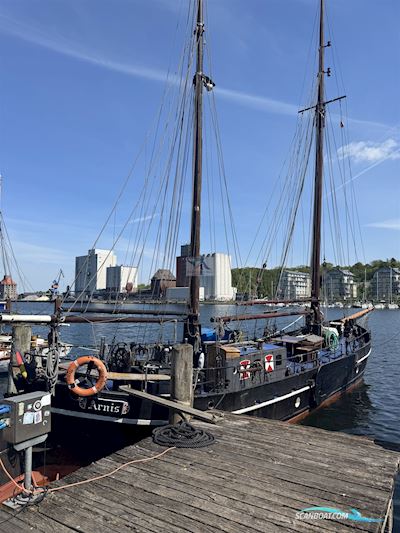 Wagrawerft Lübeck Ewer Segelboot 1925, mit Cummins motor, Deutschland