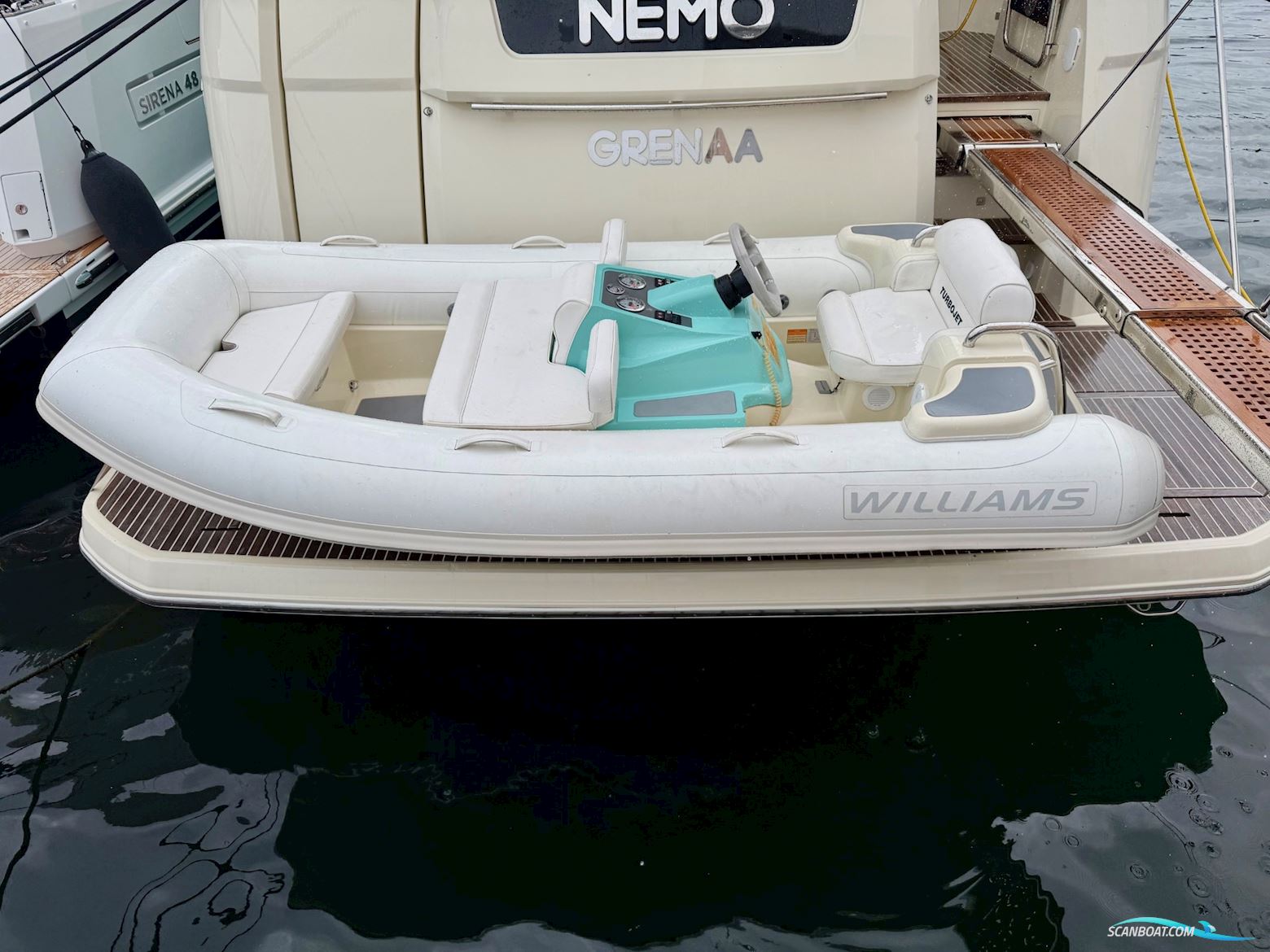 Williams 325 Jet Tender – NYHED Segelboot 2024, mit Weber Motor motor, Dänemark