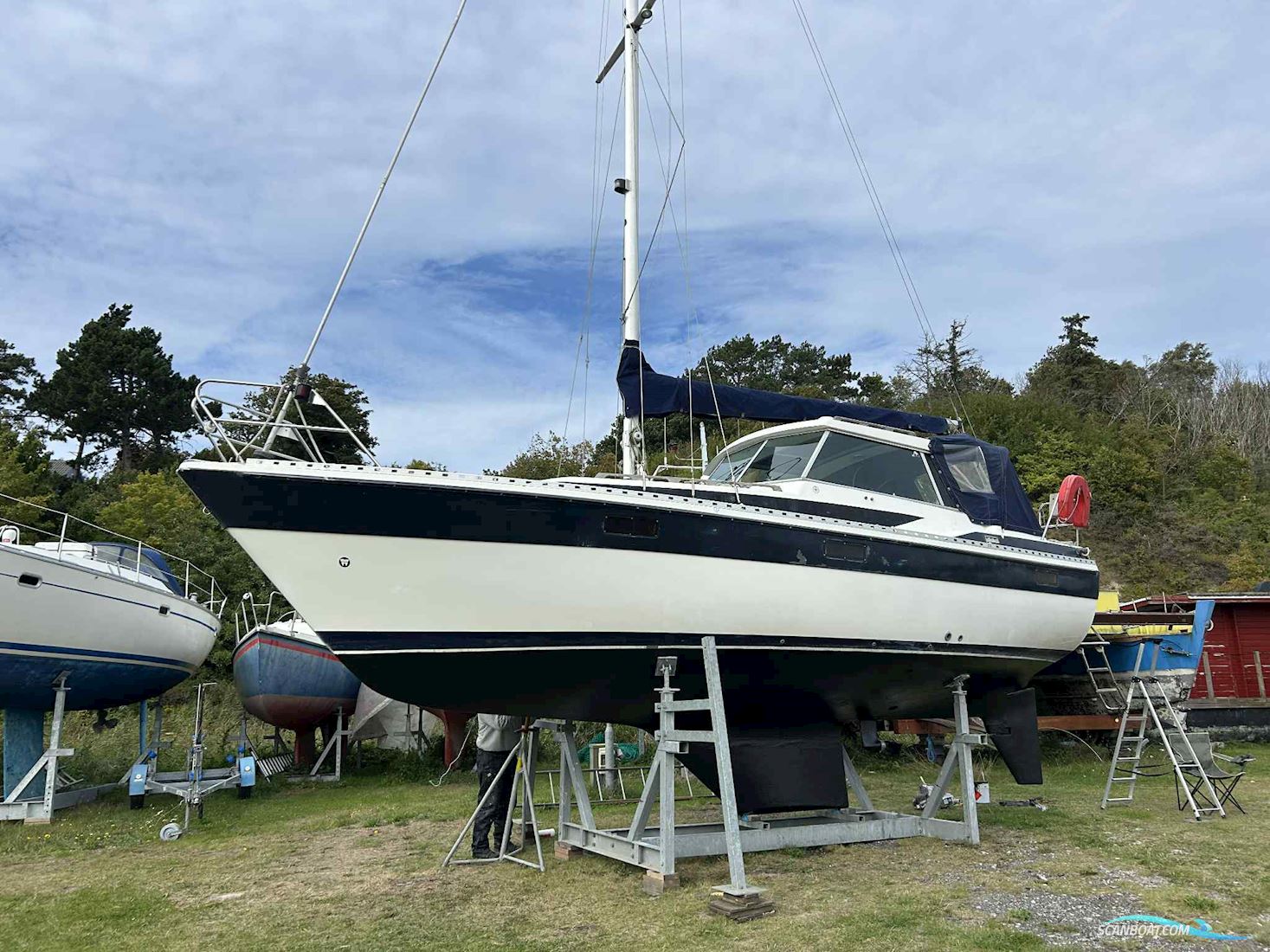 Winga 87 Segelboot 1980, mit Volvo Penta MD17c motor, Dänemark