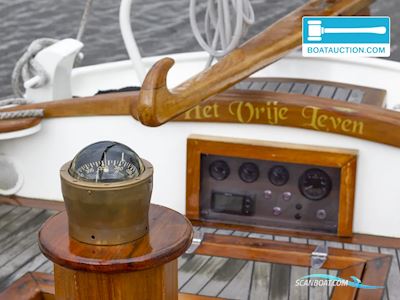 Zeeschouw Platbodem Segelboot 1981, mit Mercedes motor, Niederlande