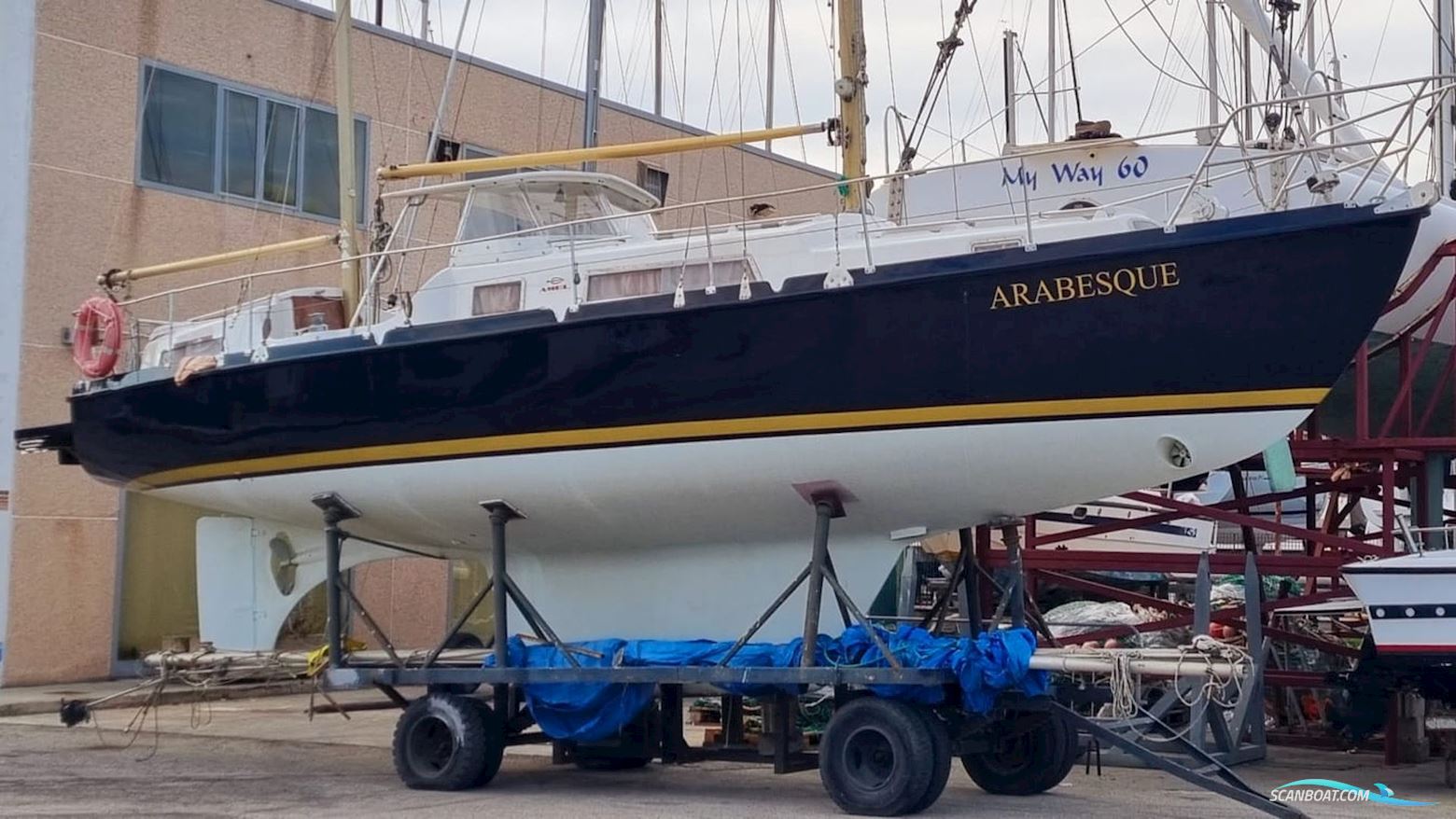 Amel Euros 39 Sejlbåd 1972, med Volvo Penta motor, Italien