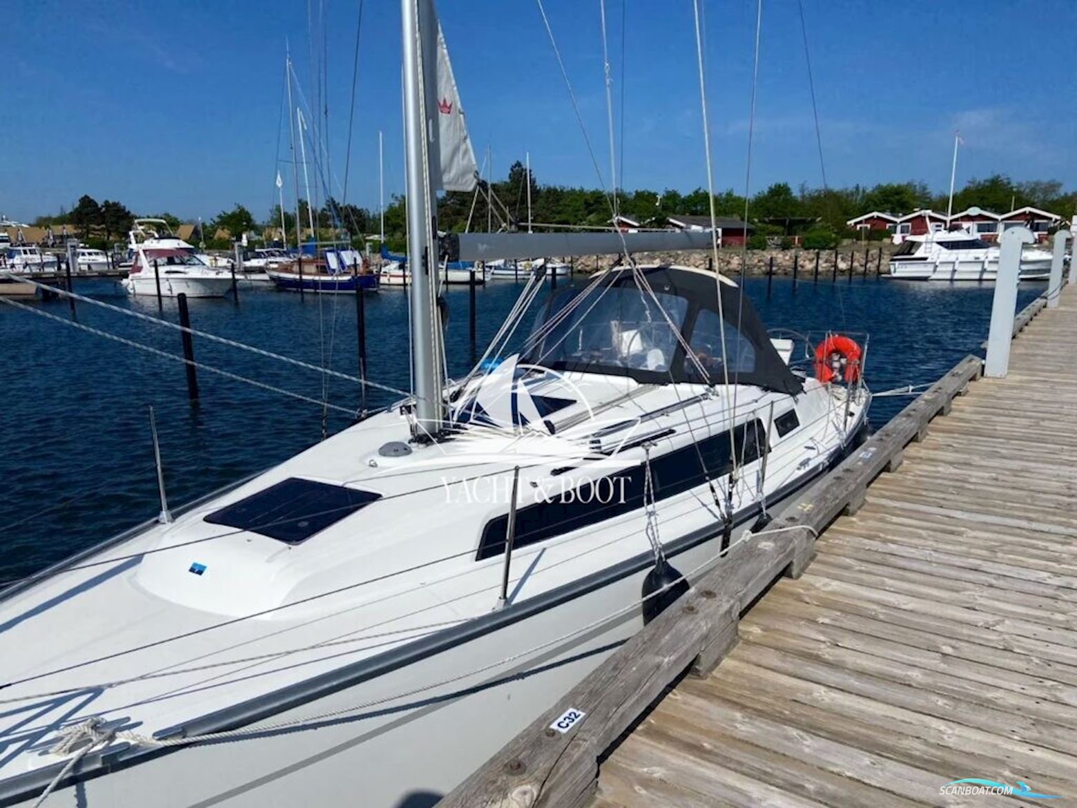 Bavaria 34 Cruiser Sejlbåd 2019, med Volvo Penta motor, Tyskland